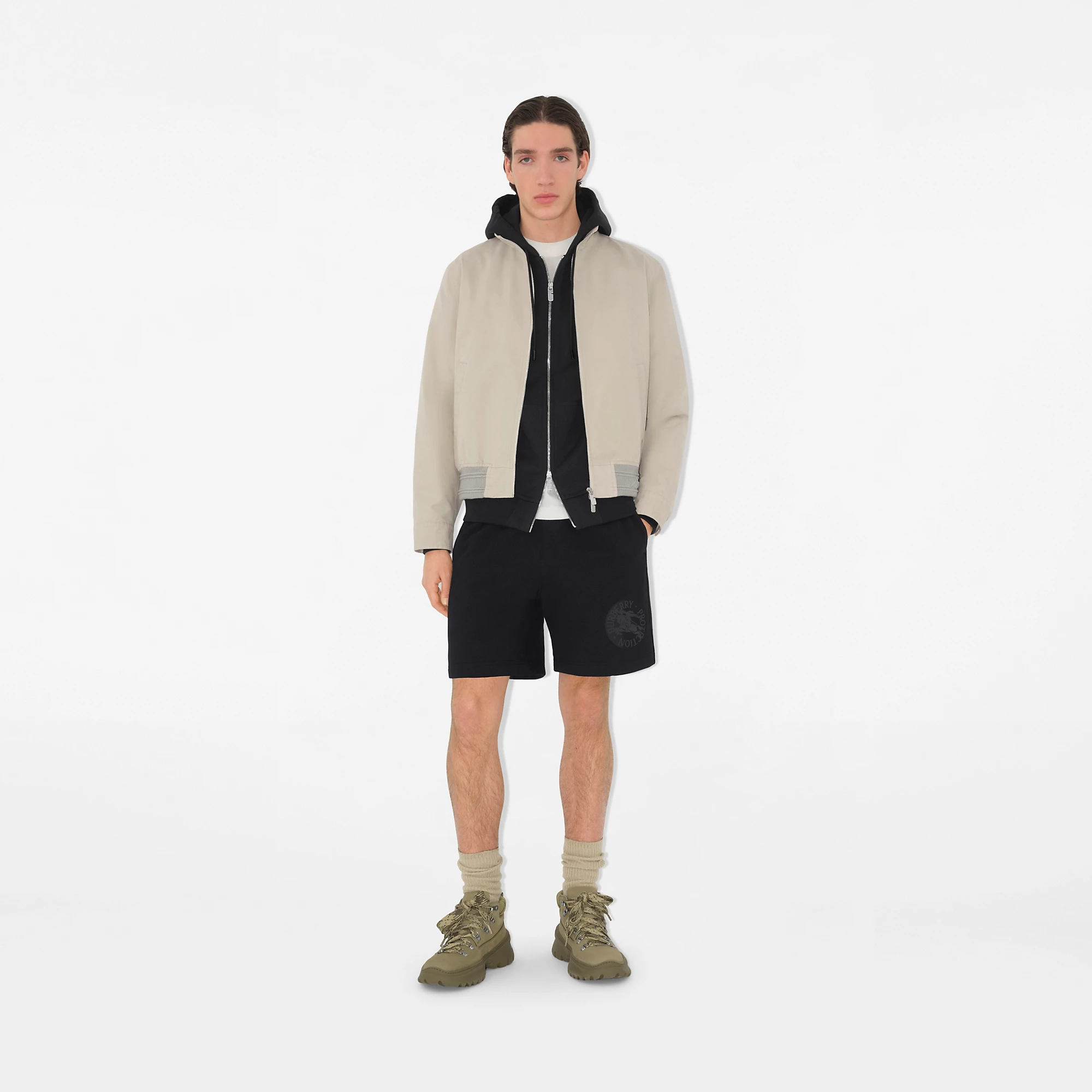 EKD Badge Cotton Shorts