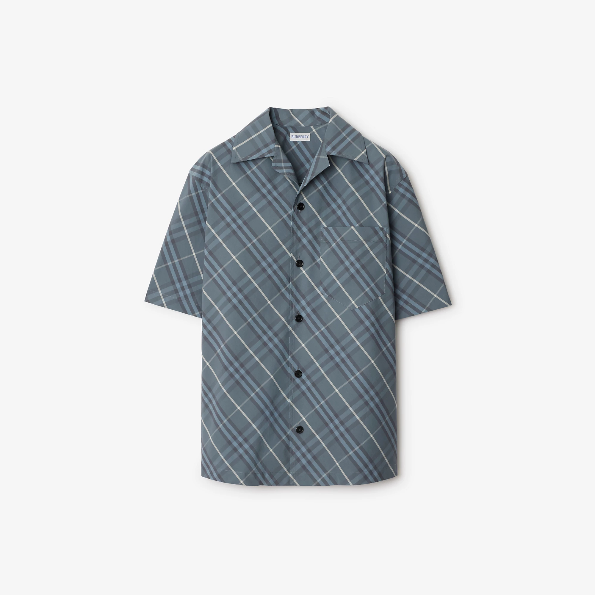 Relaxed Fit Check Cotton Shirt