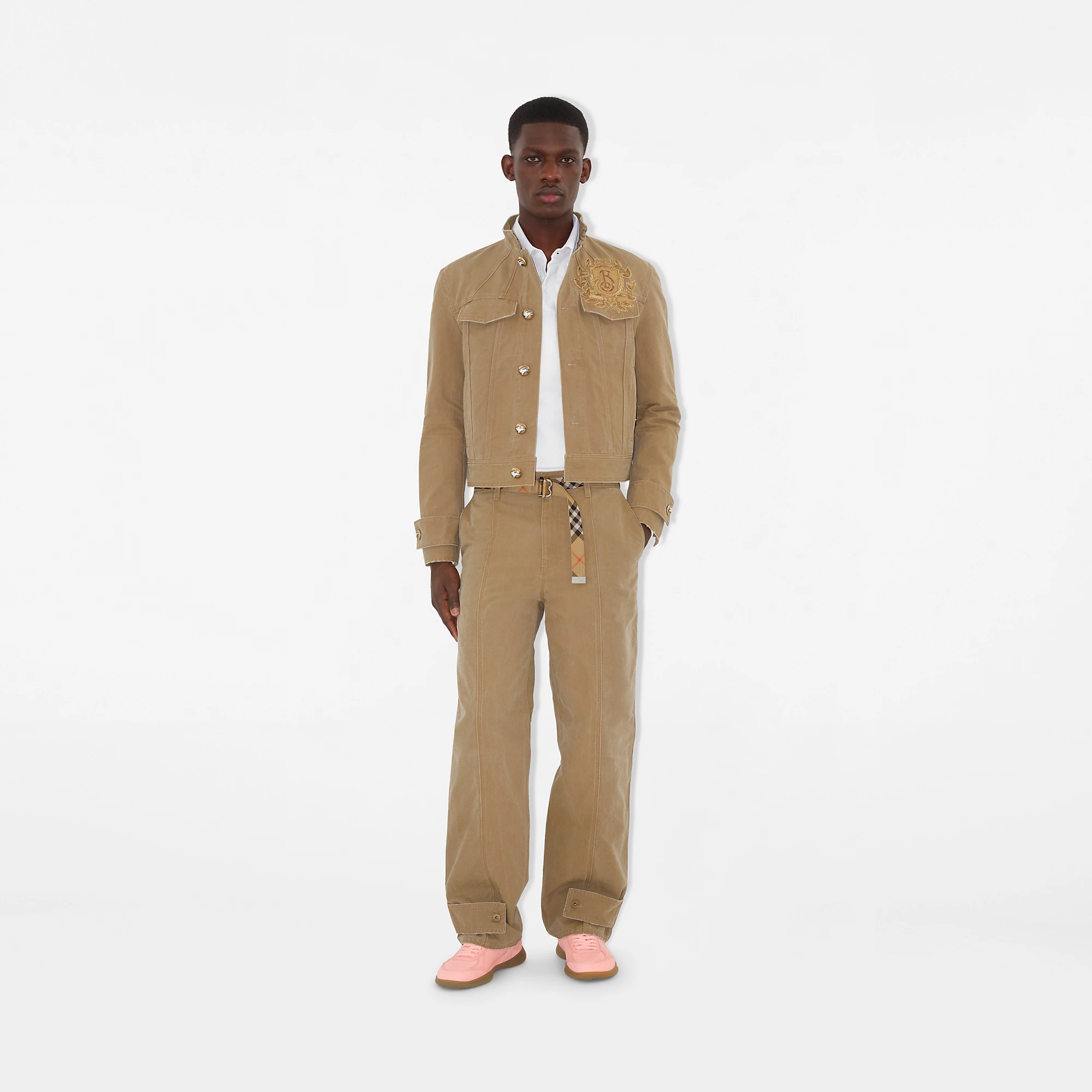B Crest Cotton Jacket