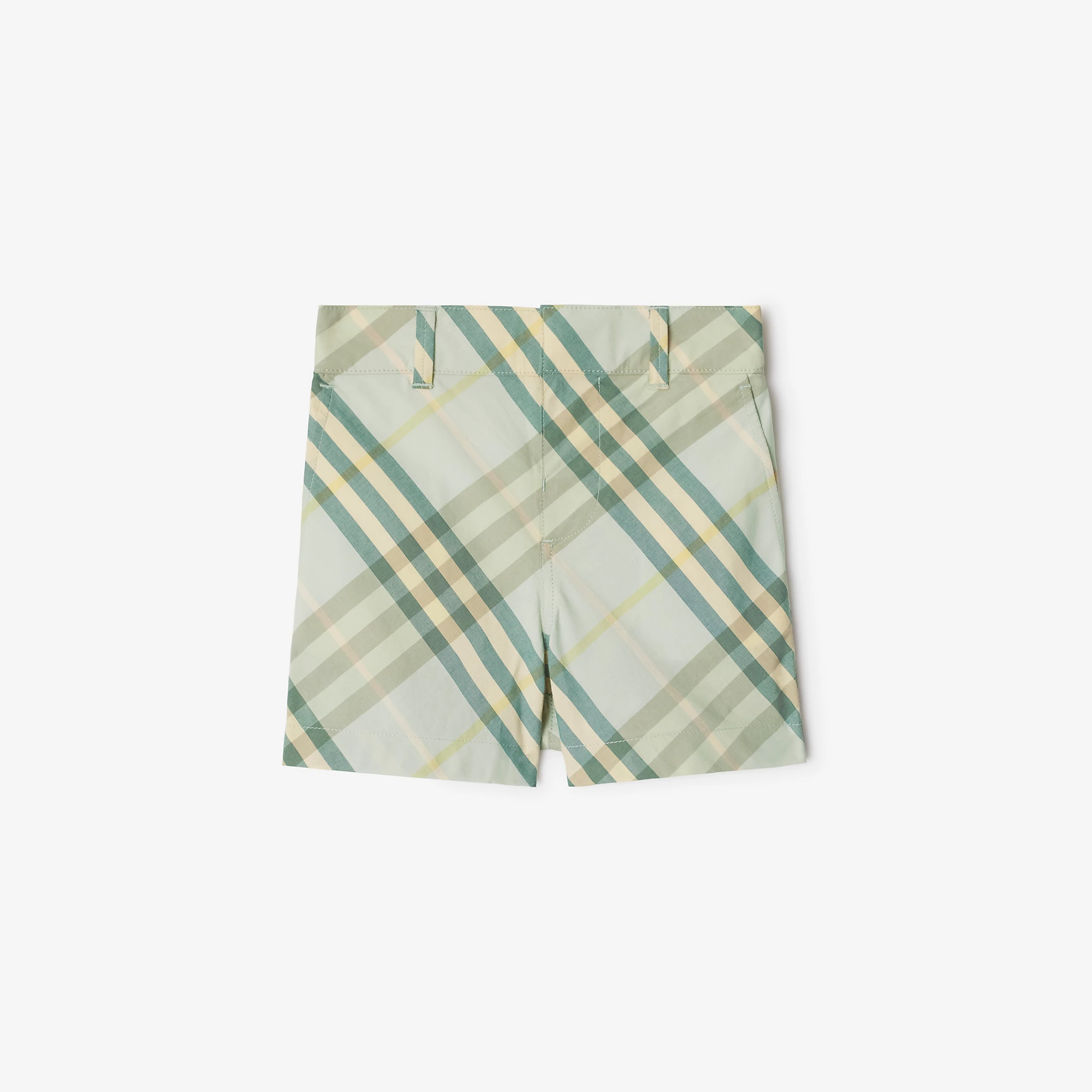 Check Cotton Shorts