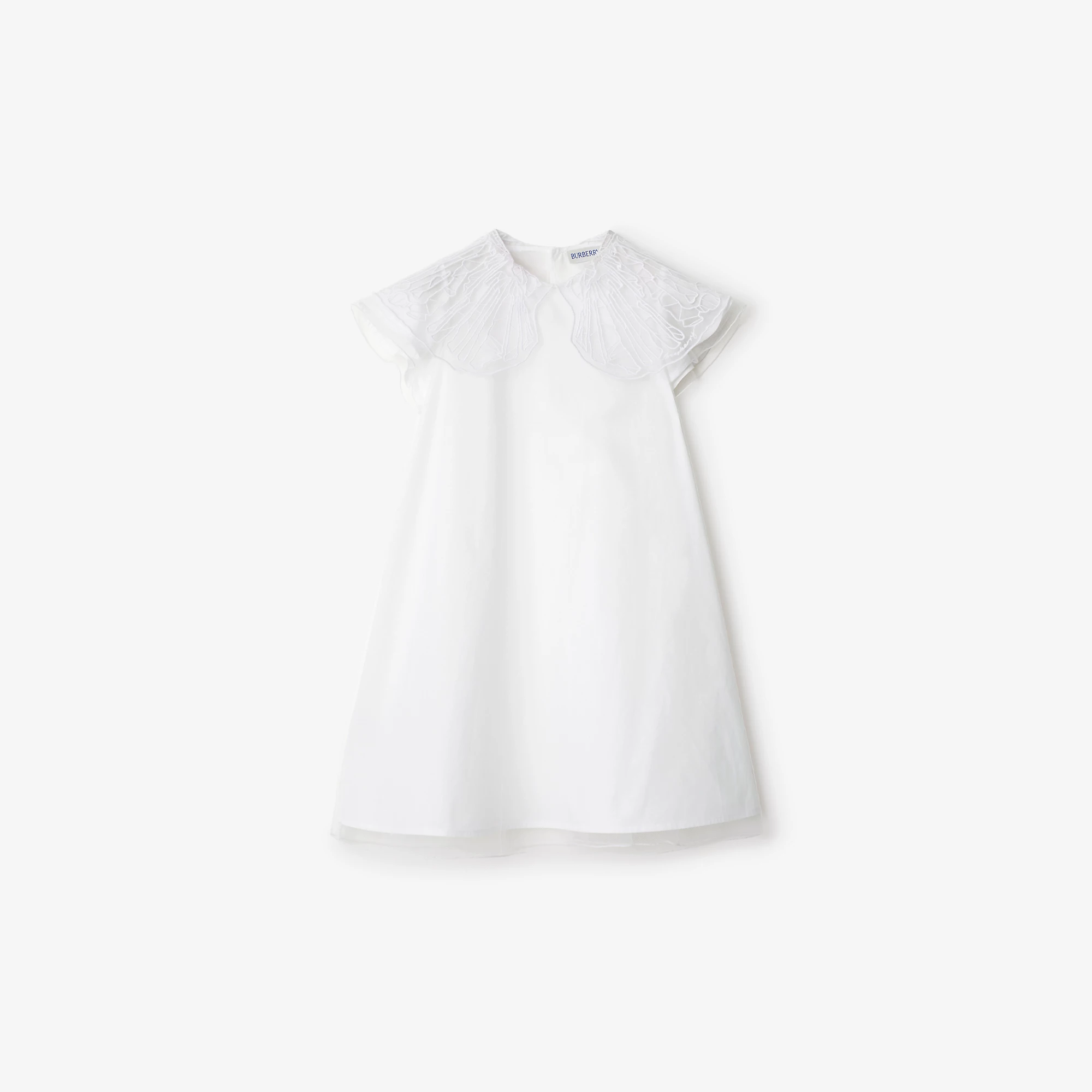 Tulle Collar Cotton Dress