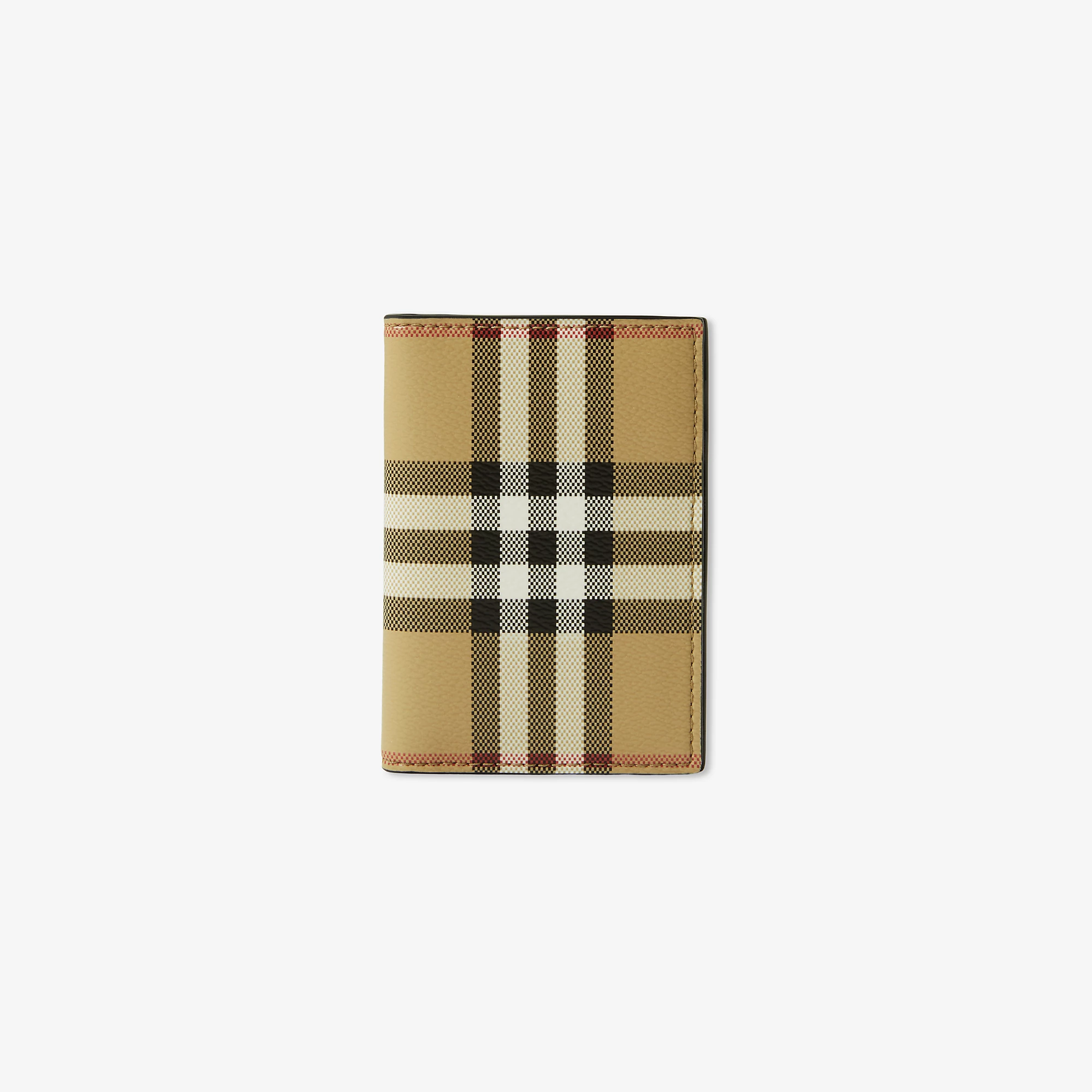 Check Folding Card Case