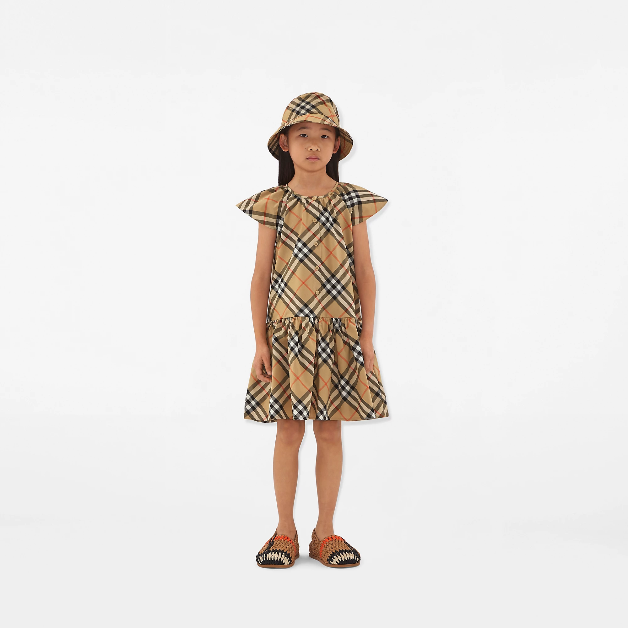 Check Cotton Dress
