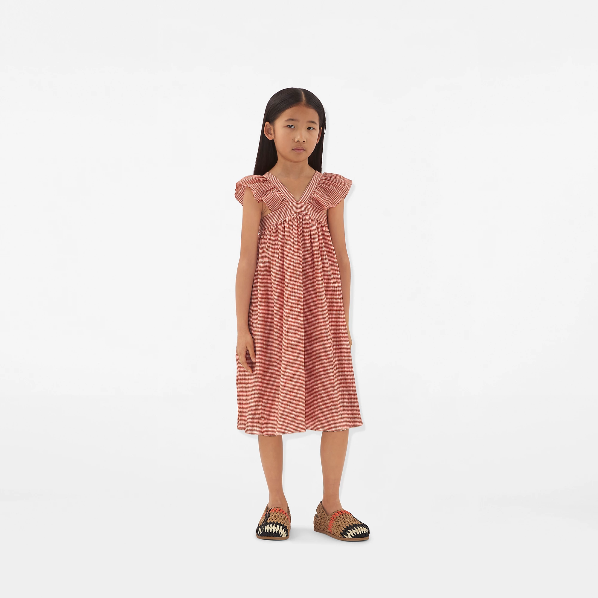 Gingham Cotton Dress