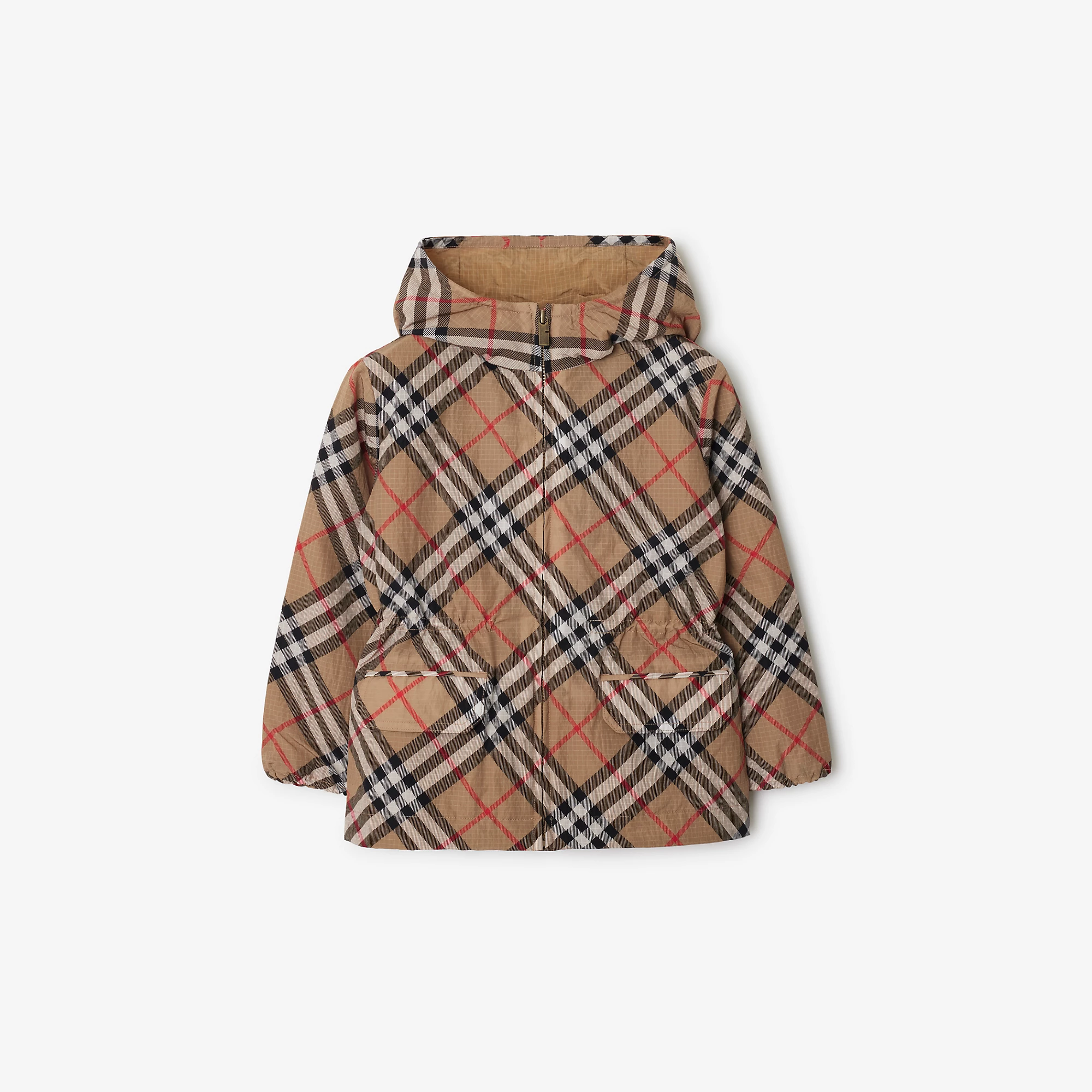 Check Nylon Jacket