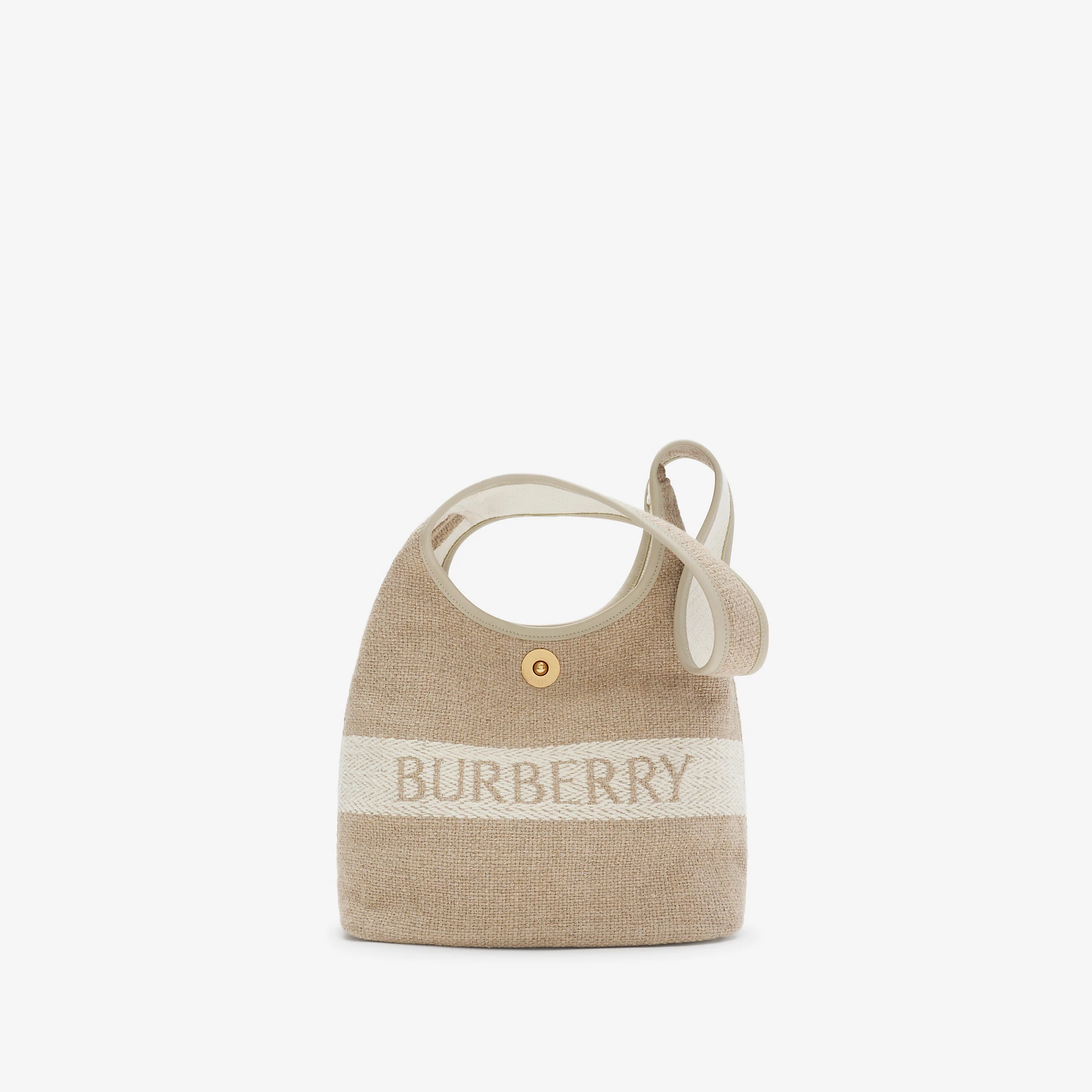 Small Logo Canvas Shoulder Bag