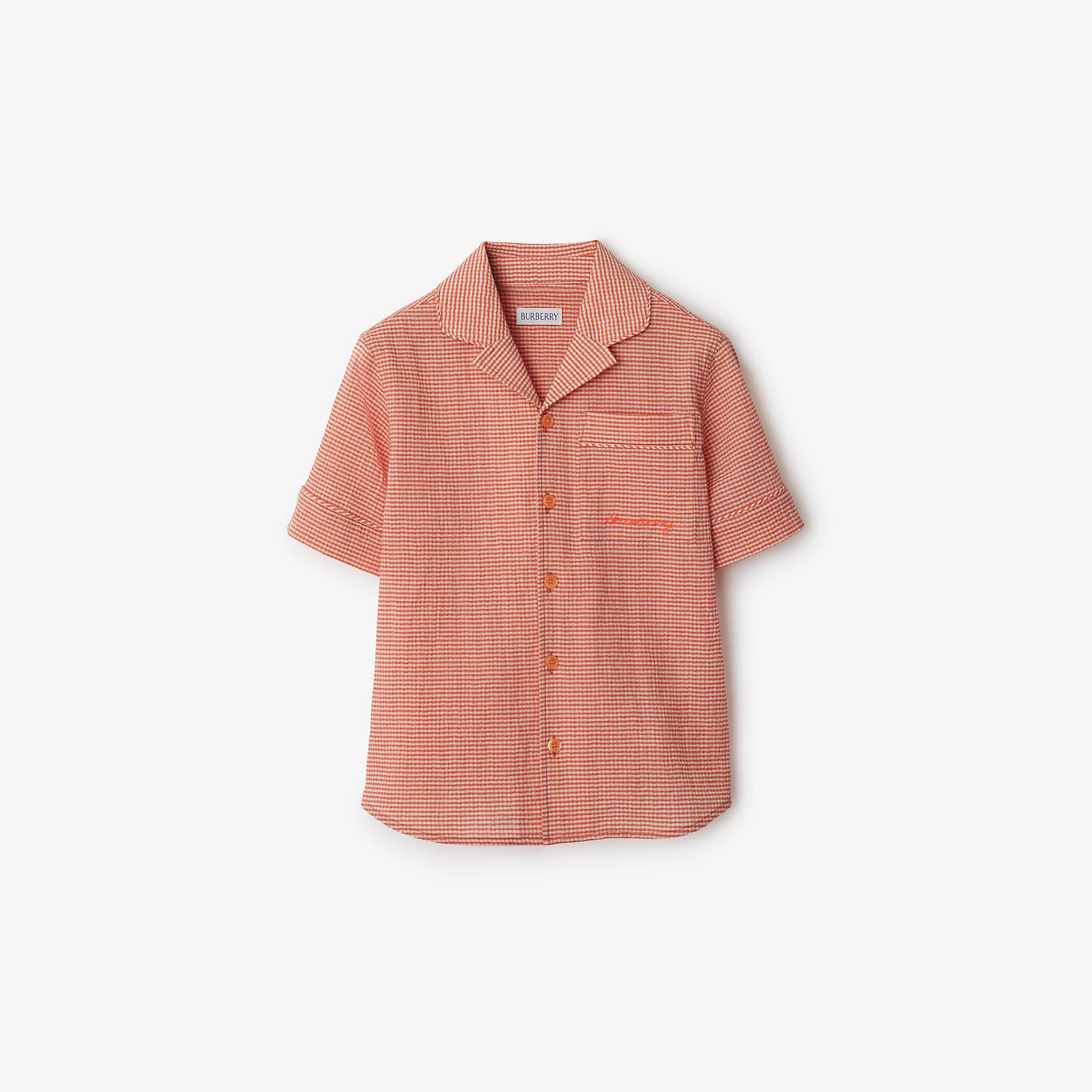 Gingham Cotton Shirt