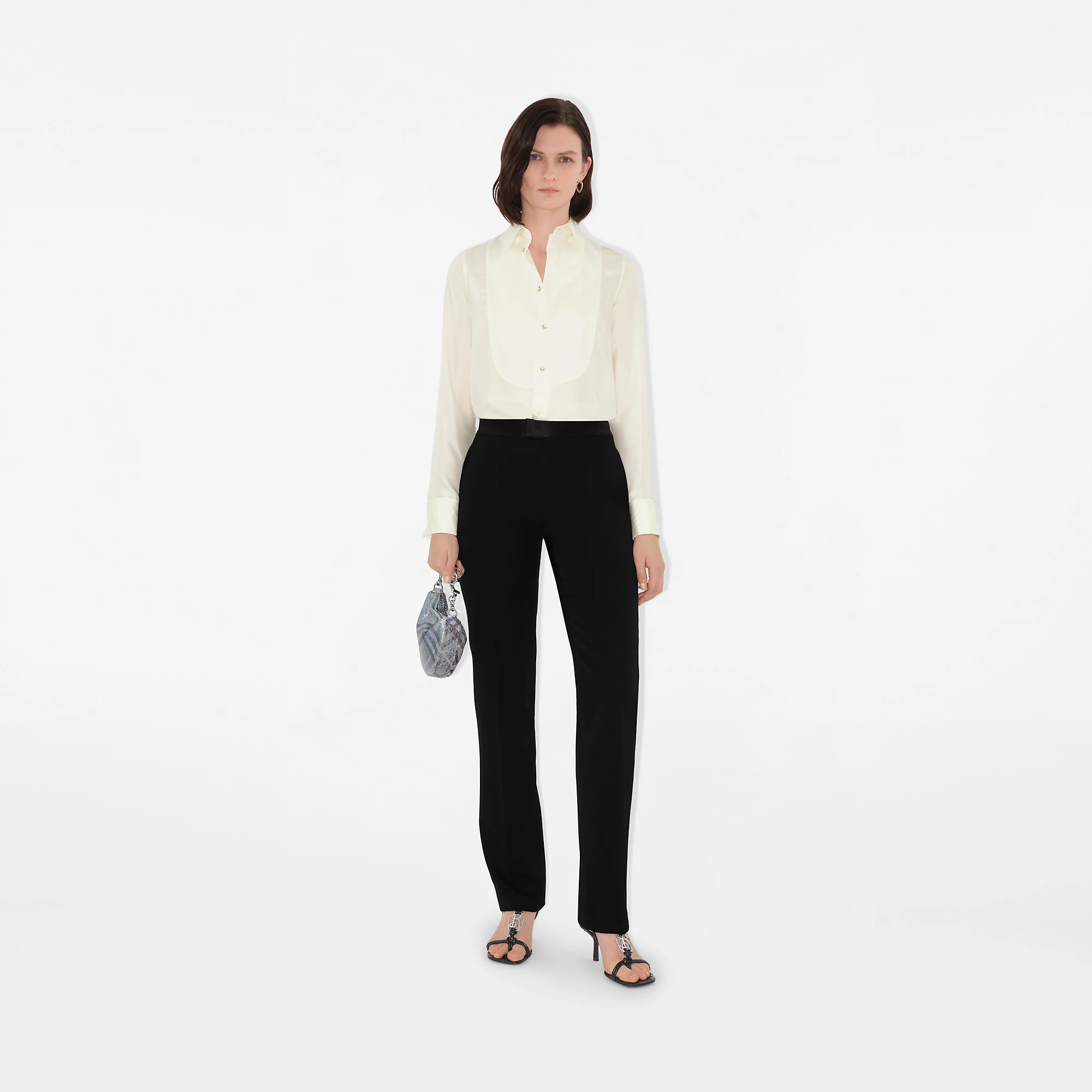 Wool Tuxedo Trousers