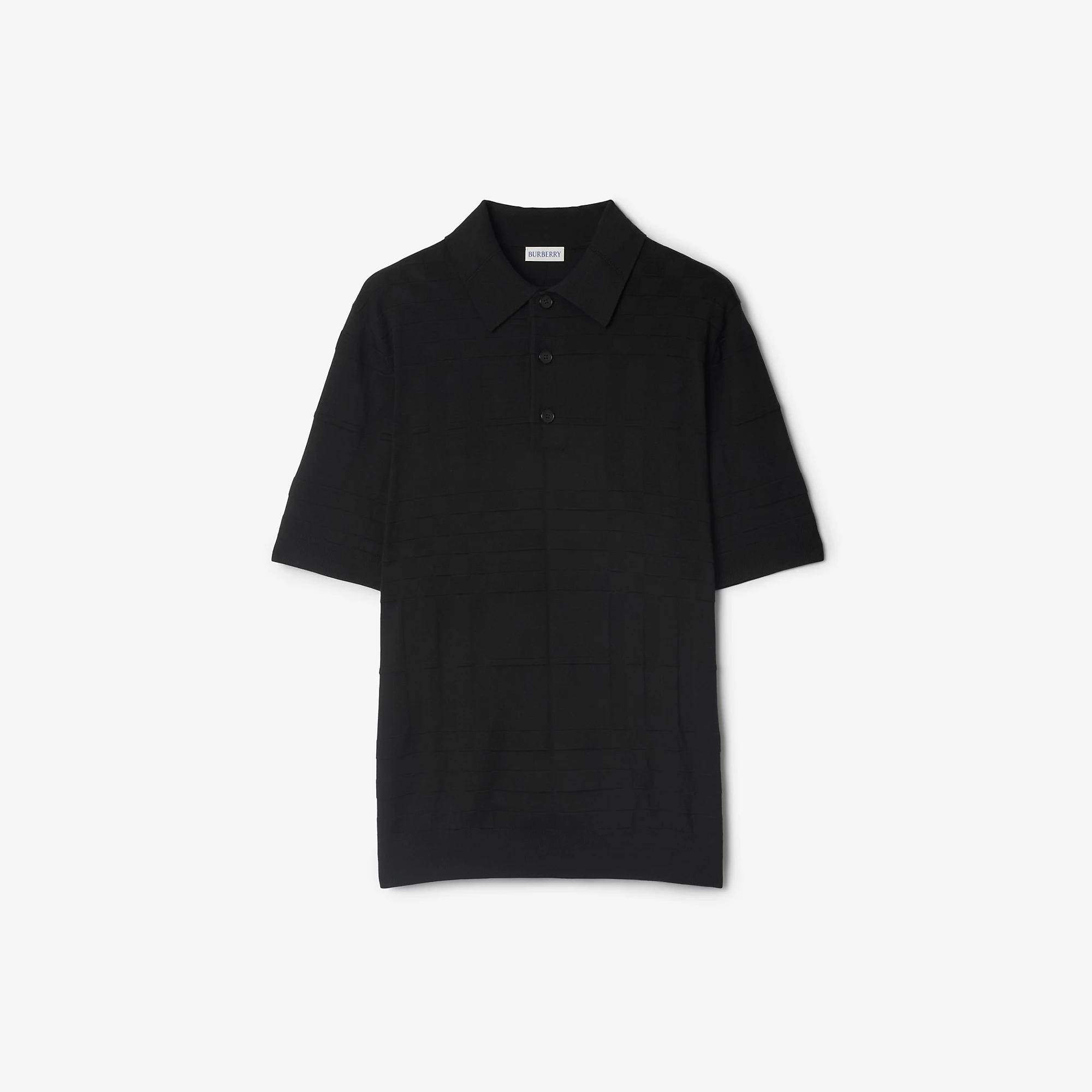 Check Cotton Polo Shirt