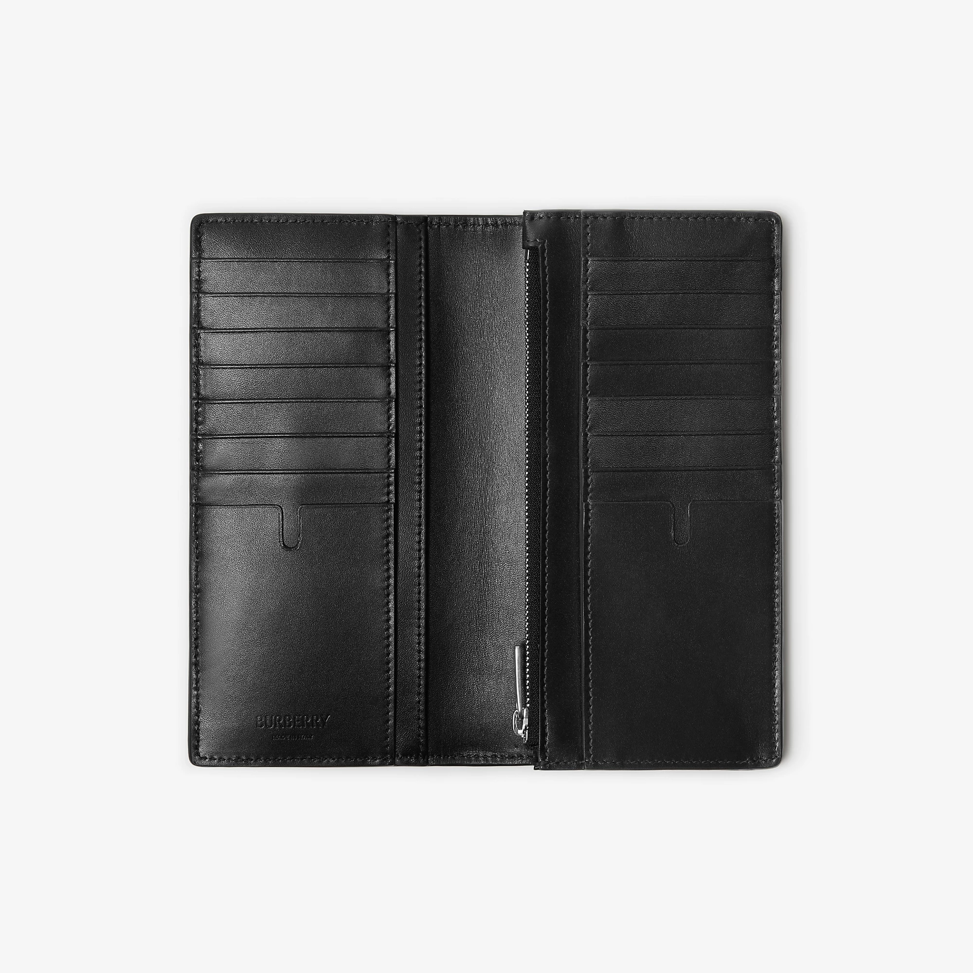 Embossed Check Continental Wallet