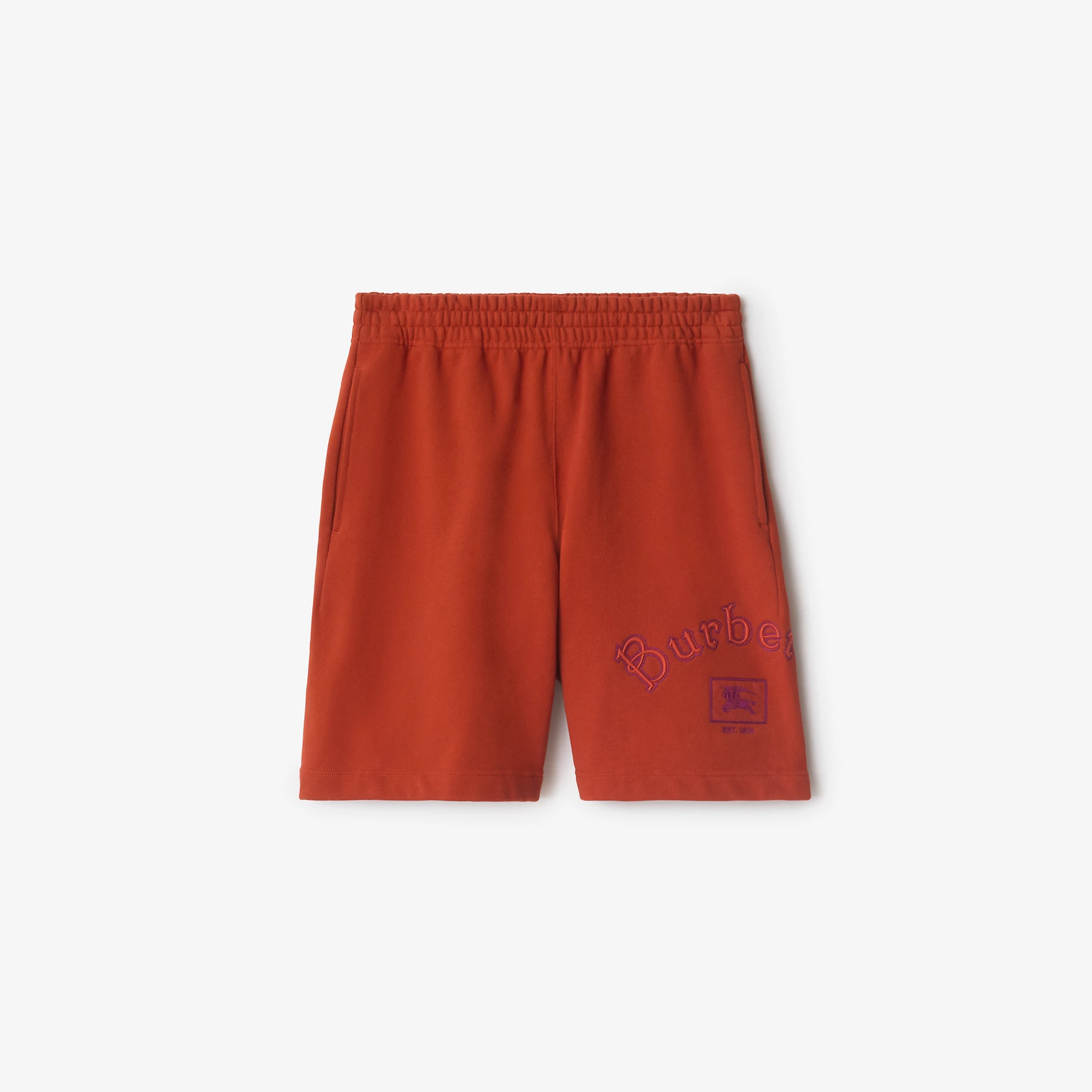 Gothic Logo Cotton Shorts
