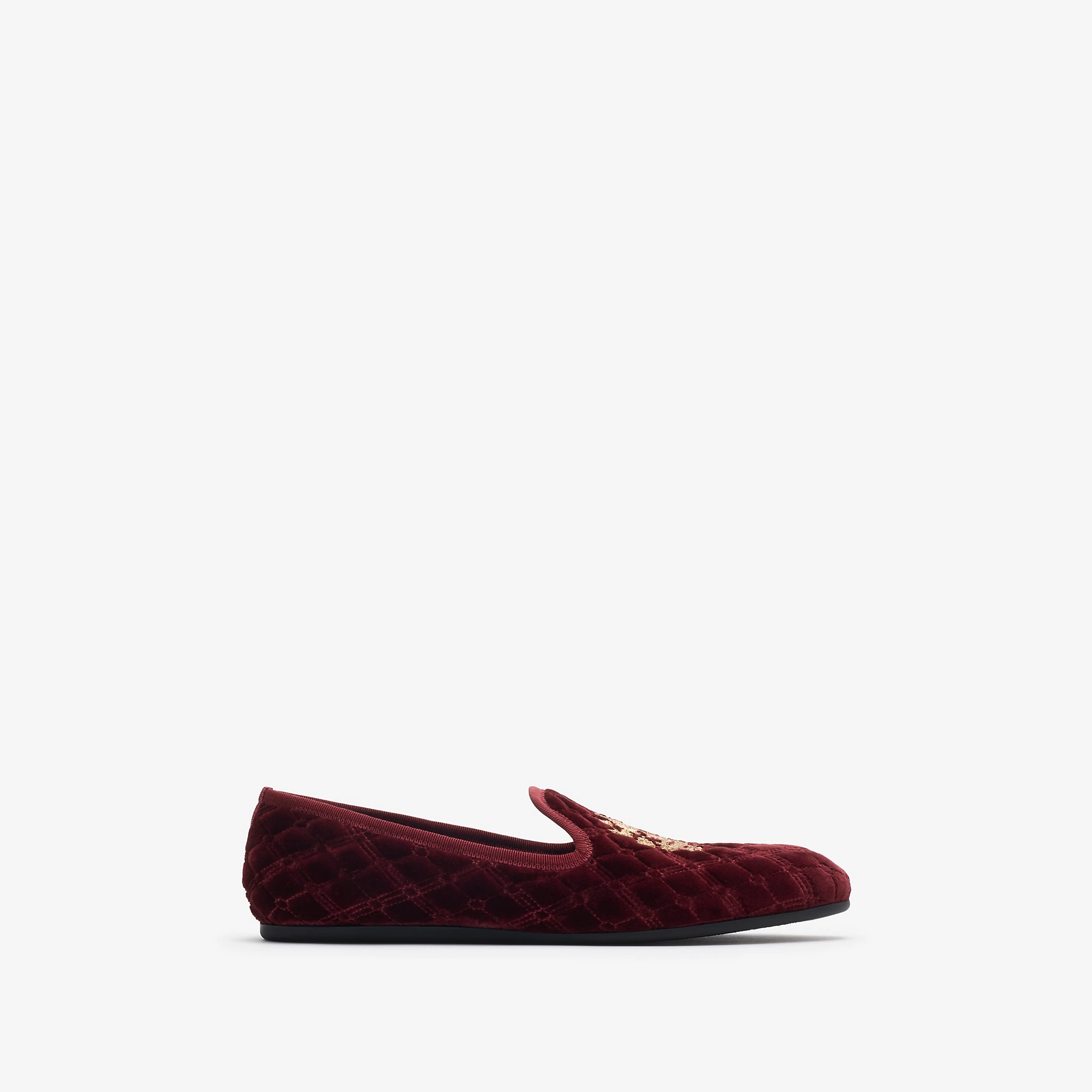 Quilted Velvet Estate Slippersââ