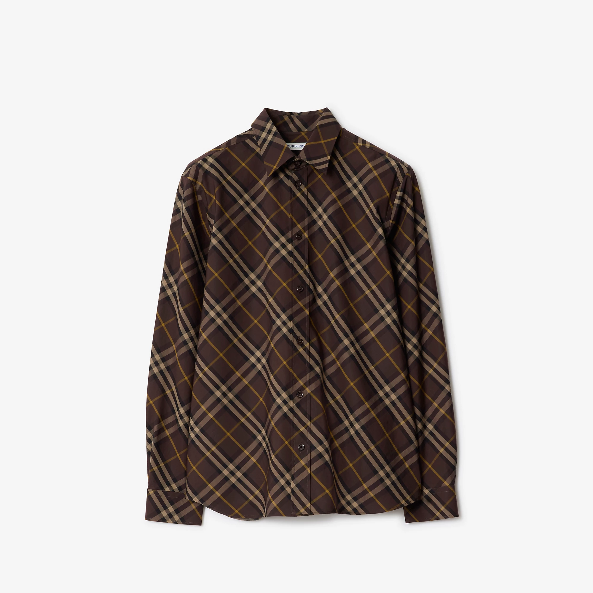 Relaxed Fit Check Cotton Shirt