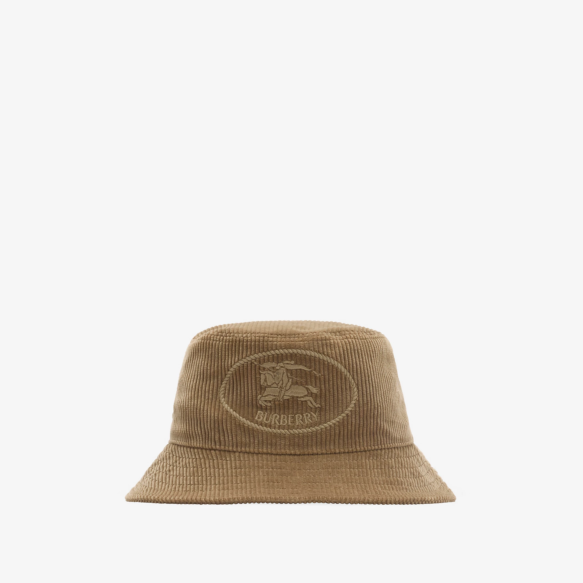 Knight Stamp Corduroy Bucket Hat