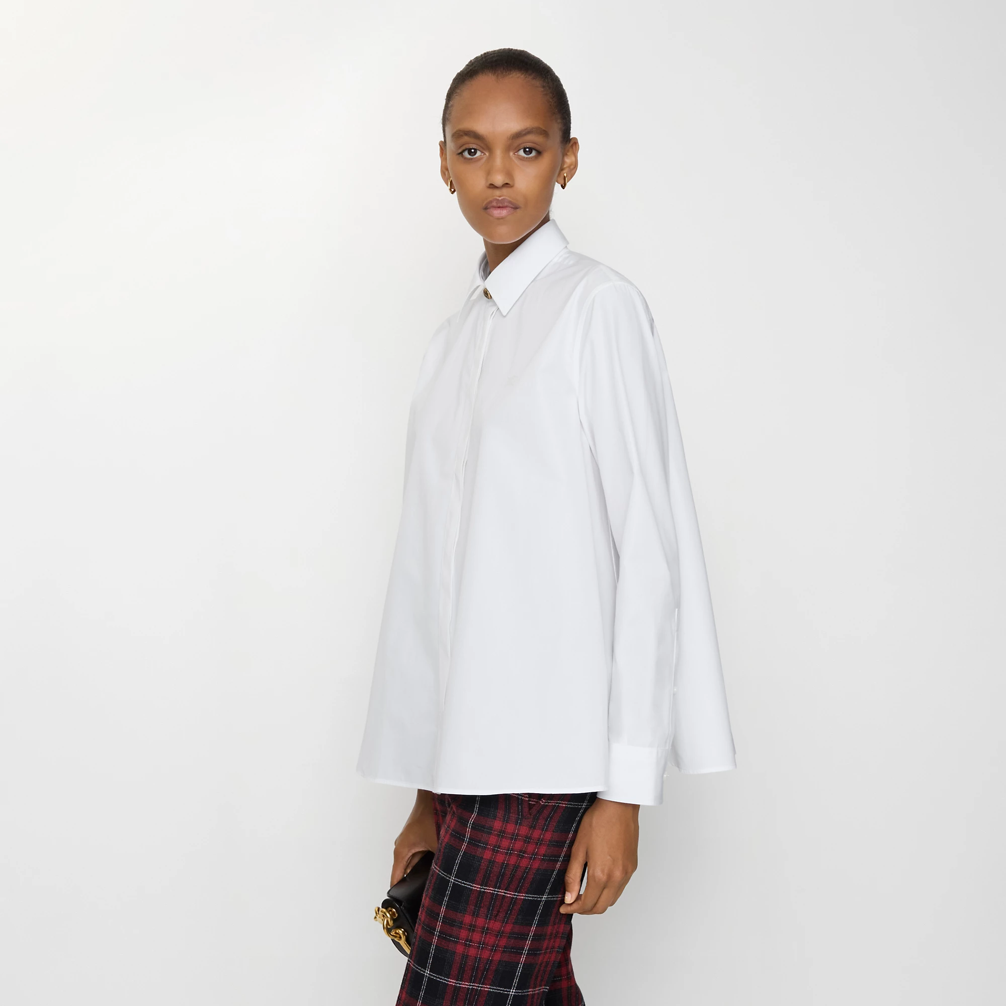 Oversized Cotton Poplin Shirt