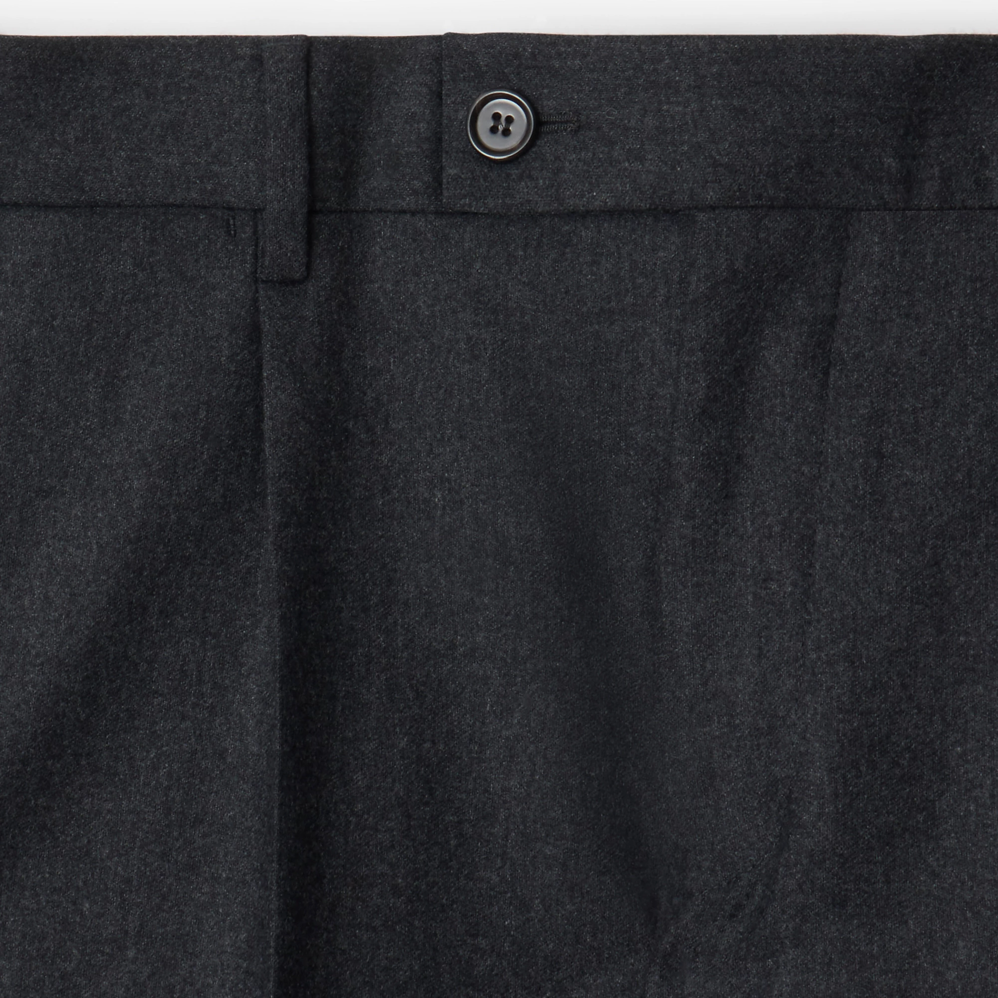 Wool Flannel Tailored Trousers