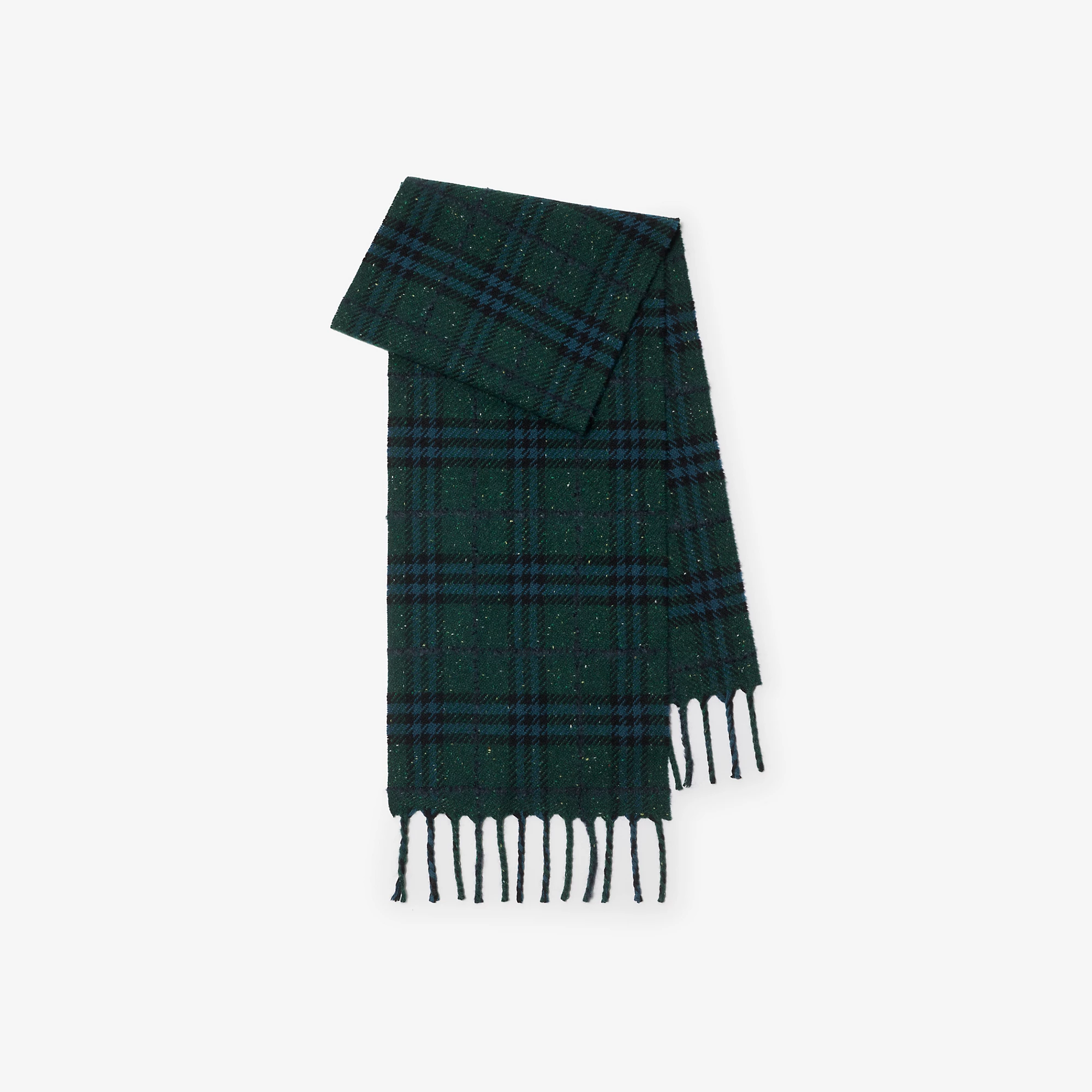 Check Cashmere Blend Scarf