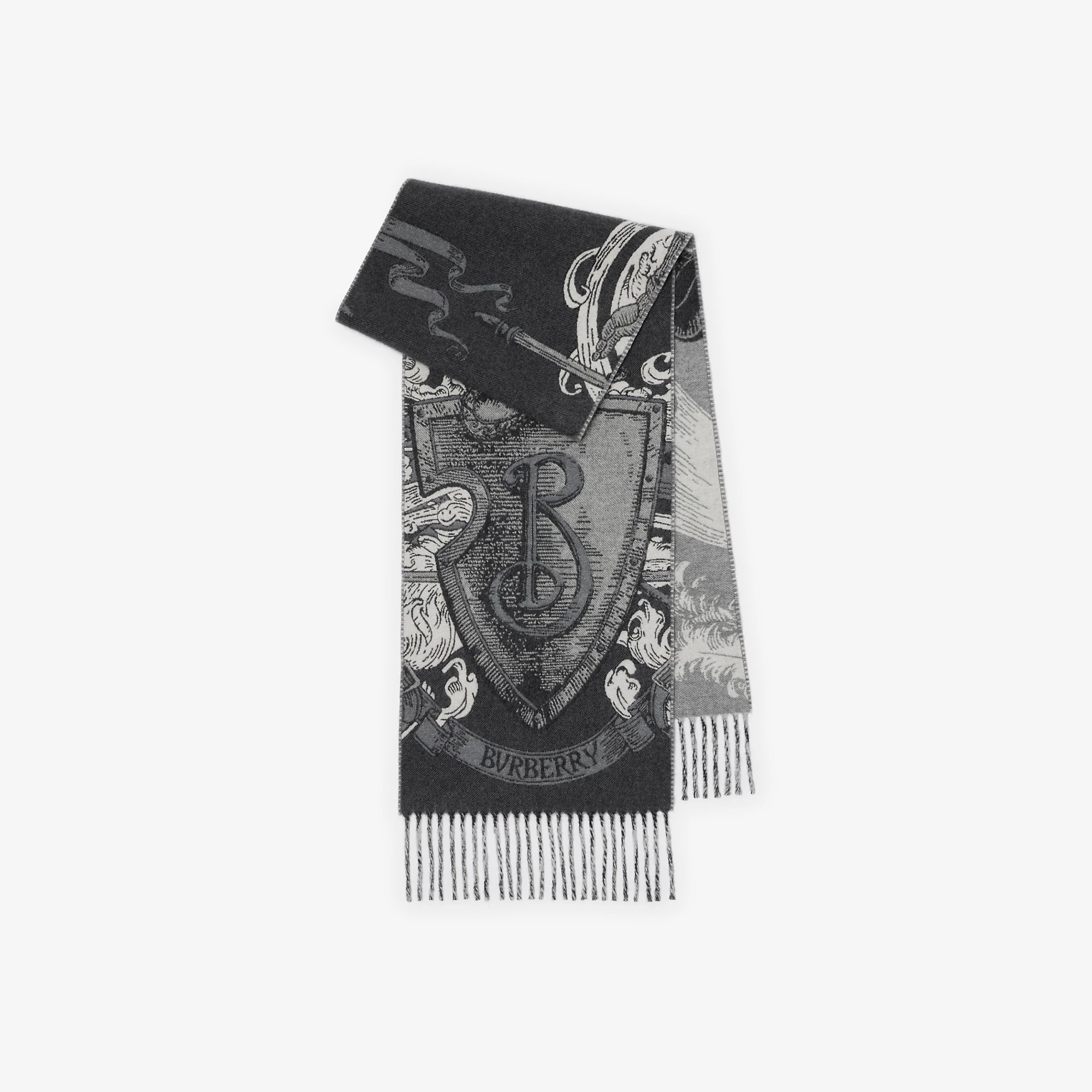 Etched Knight Cashmere Scarf