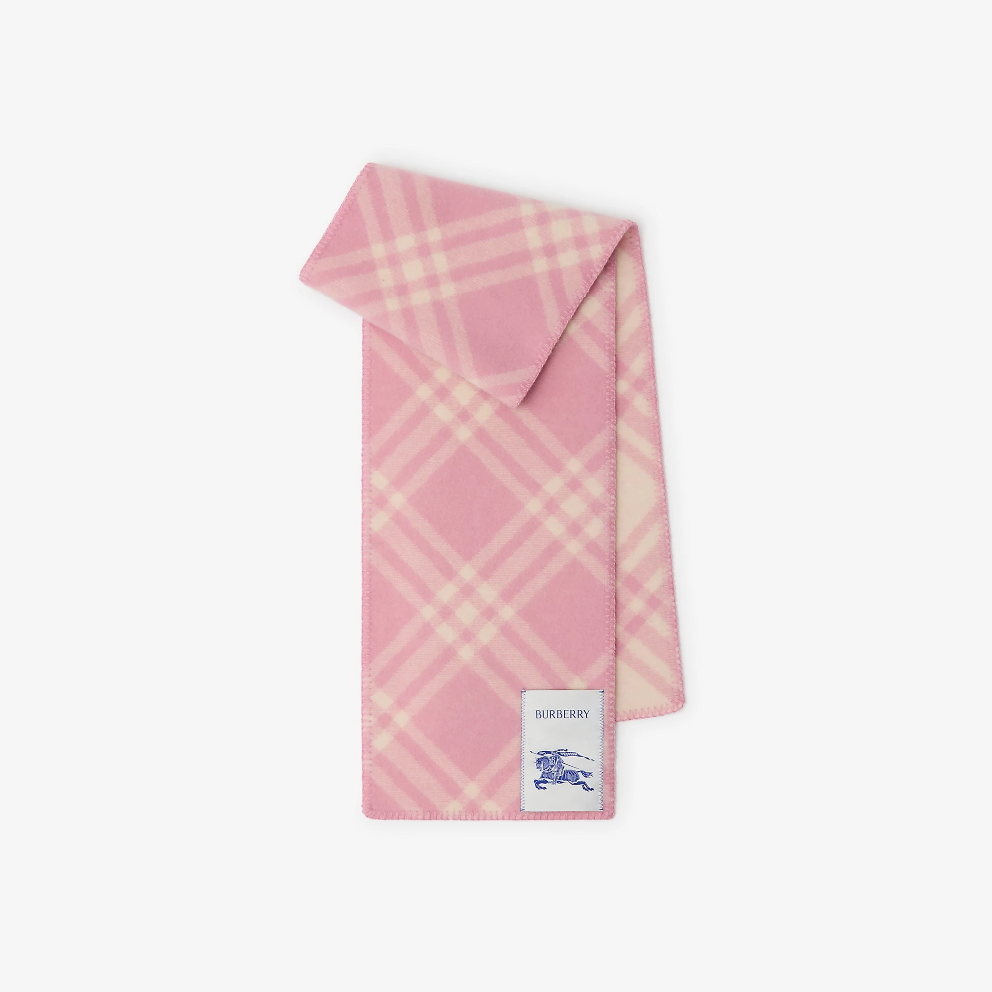 Check Wool Scarf