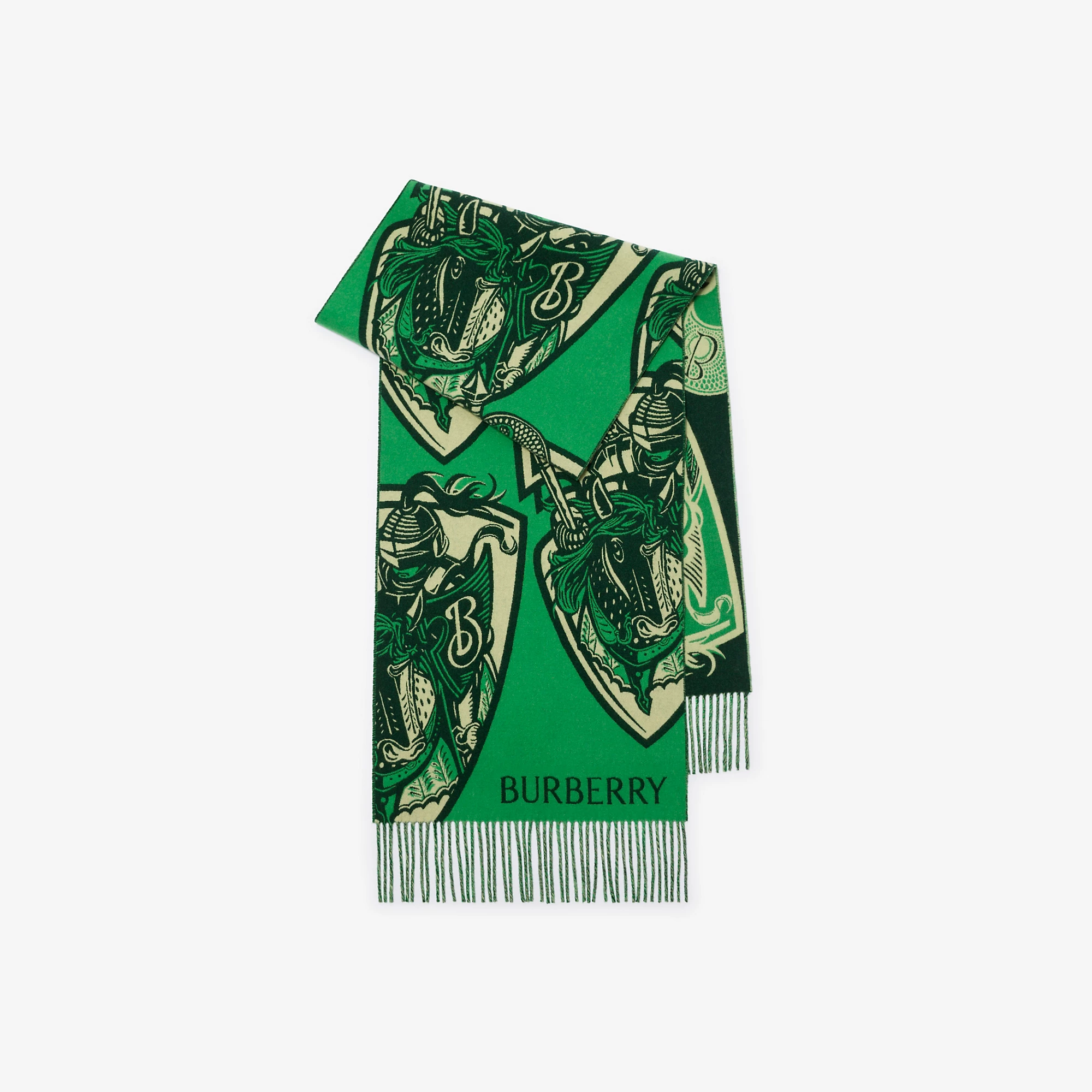 Charging Knight Wool Cashmere Scarf