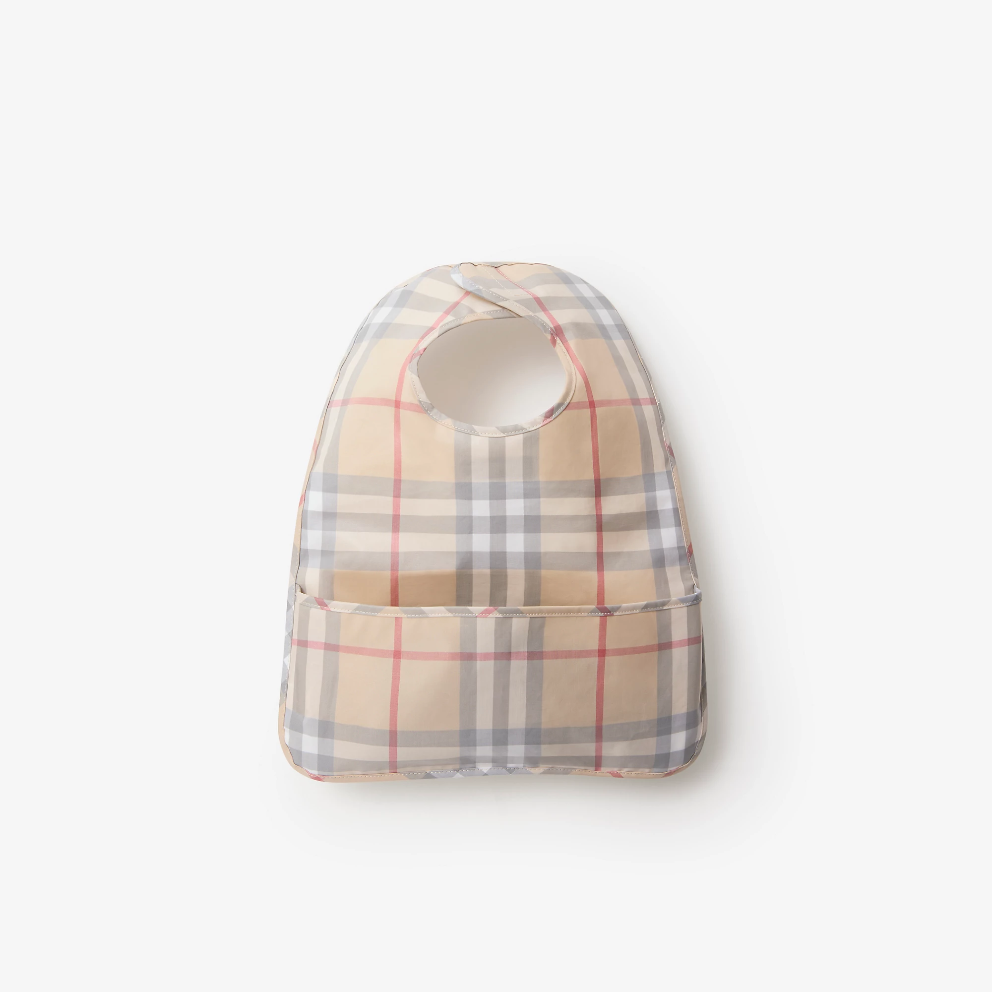 Check Cotton Poplin Bib