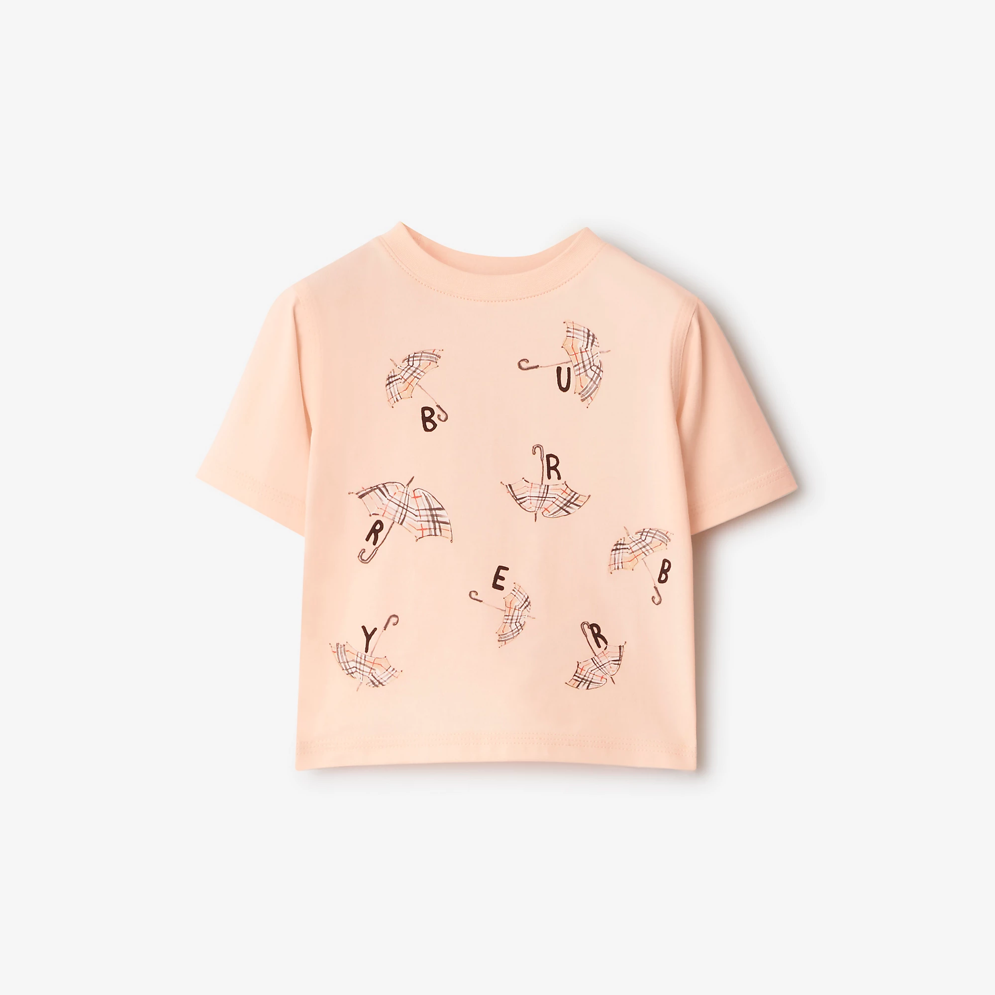 Umbrella Logo Cotton T-shirt