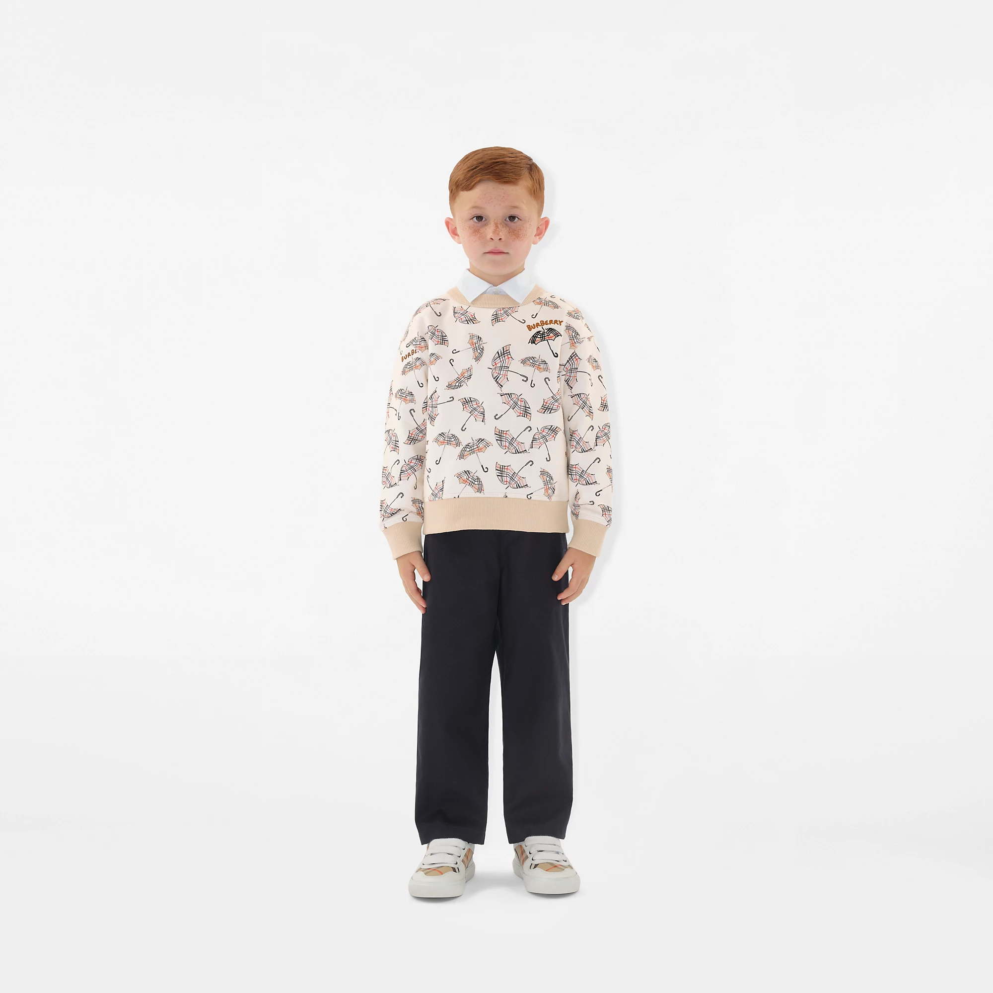 Cotton Blend Trousers