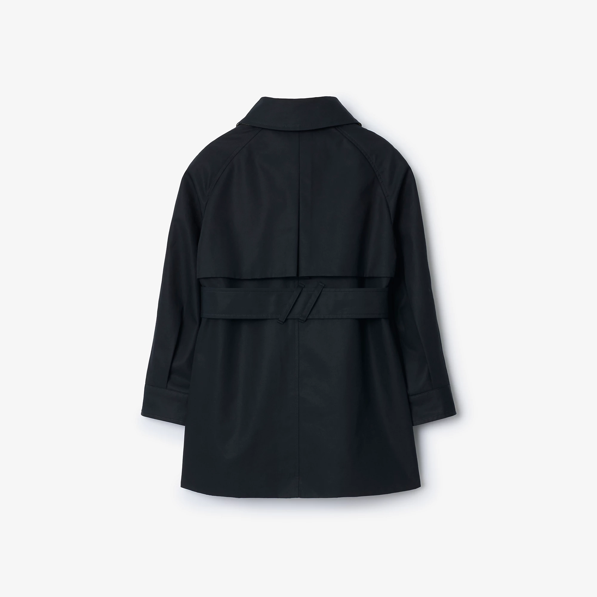 Cotton Hooded Trench Coat
