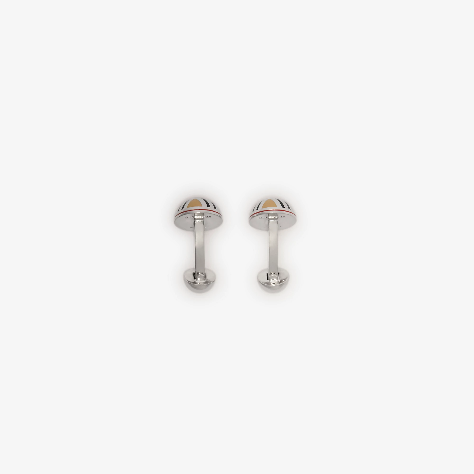 Enamel Check Cufflinks