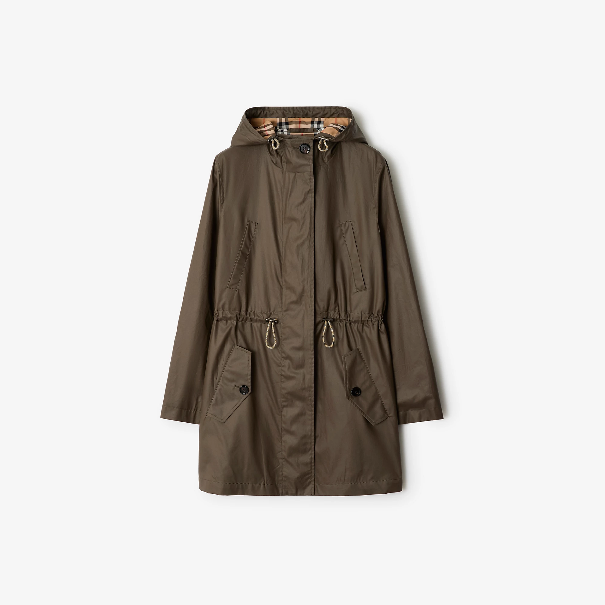 Coated Gabardine Parka