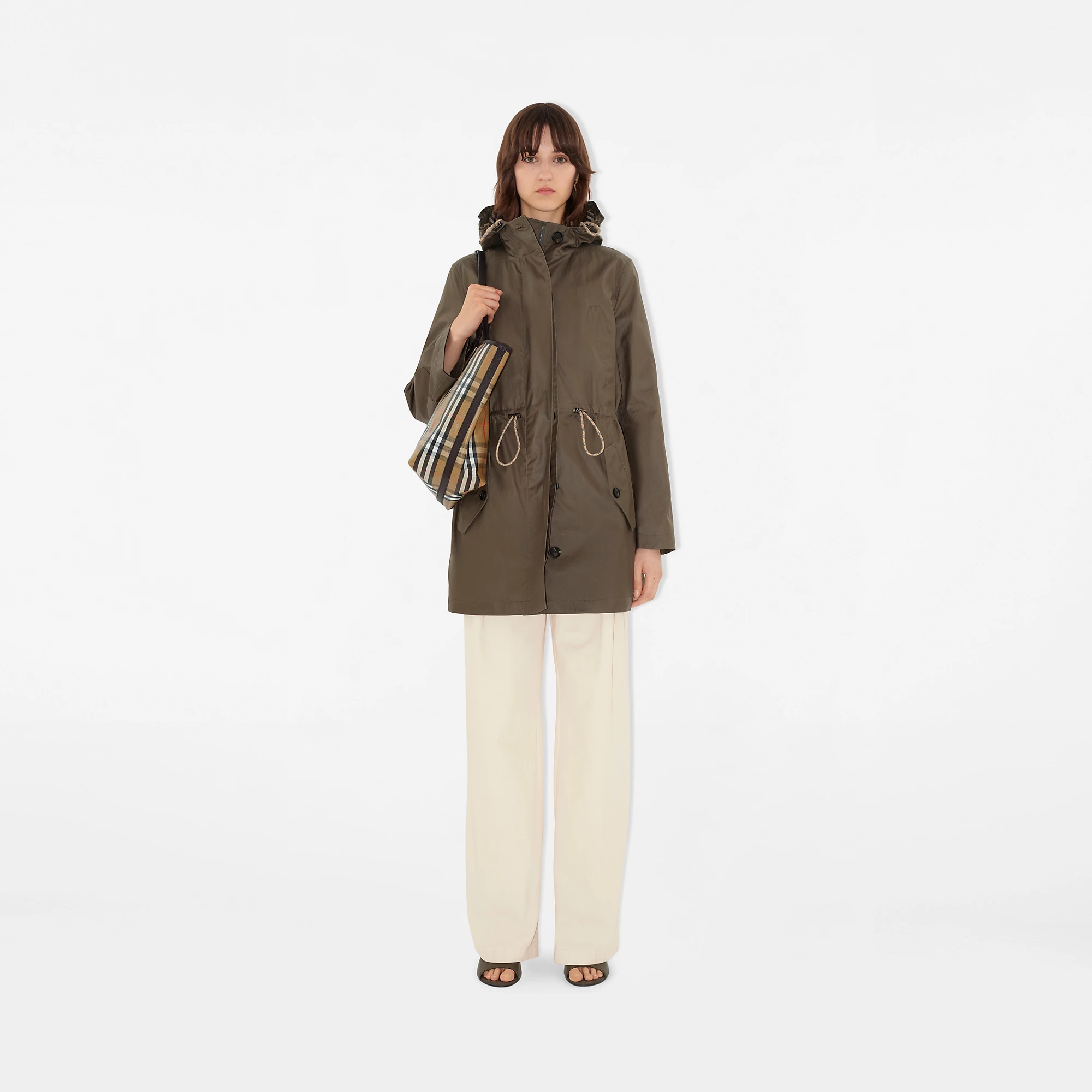 Coated Gabardine Parka