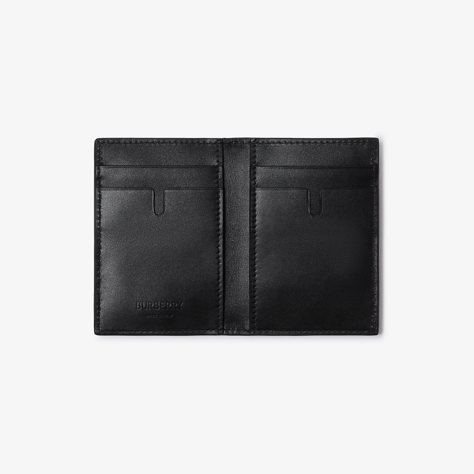 Embossed Check Folding Card Case