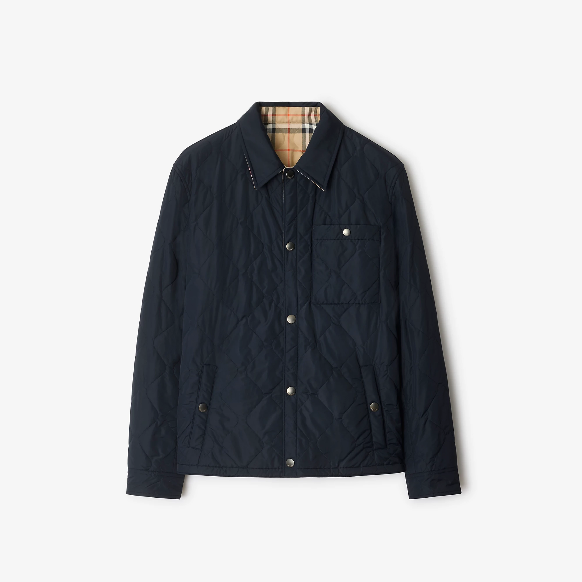 Reversible Quilted Nylon Overshirt