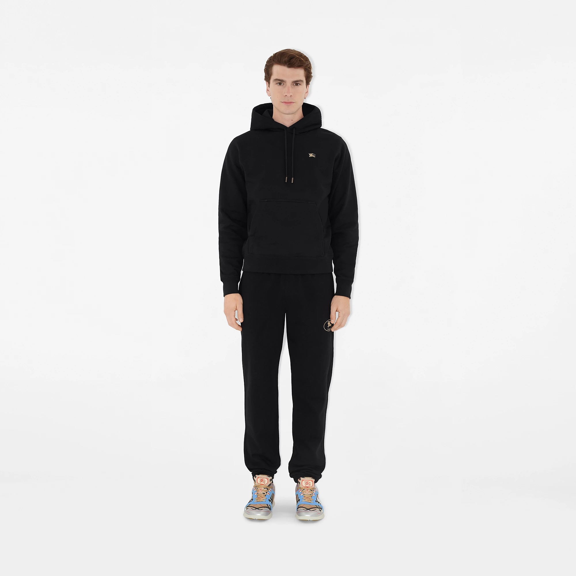 Knight Stamp Cotton Jogging Pants