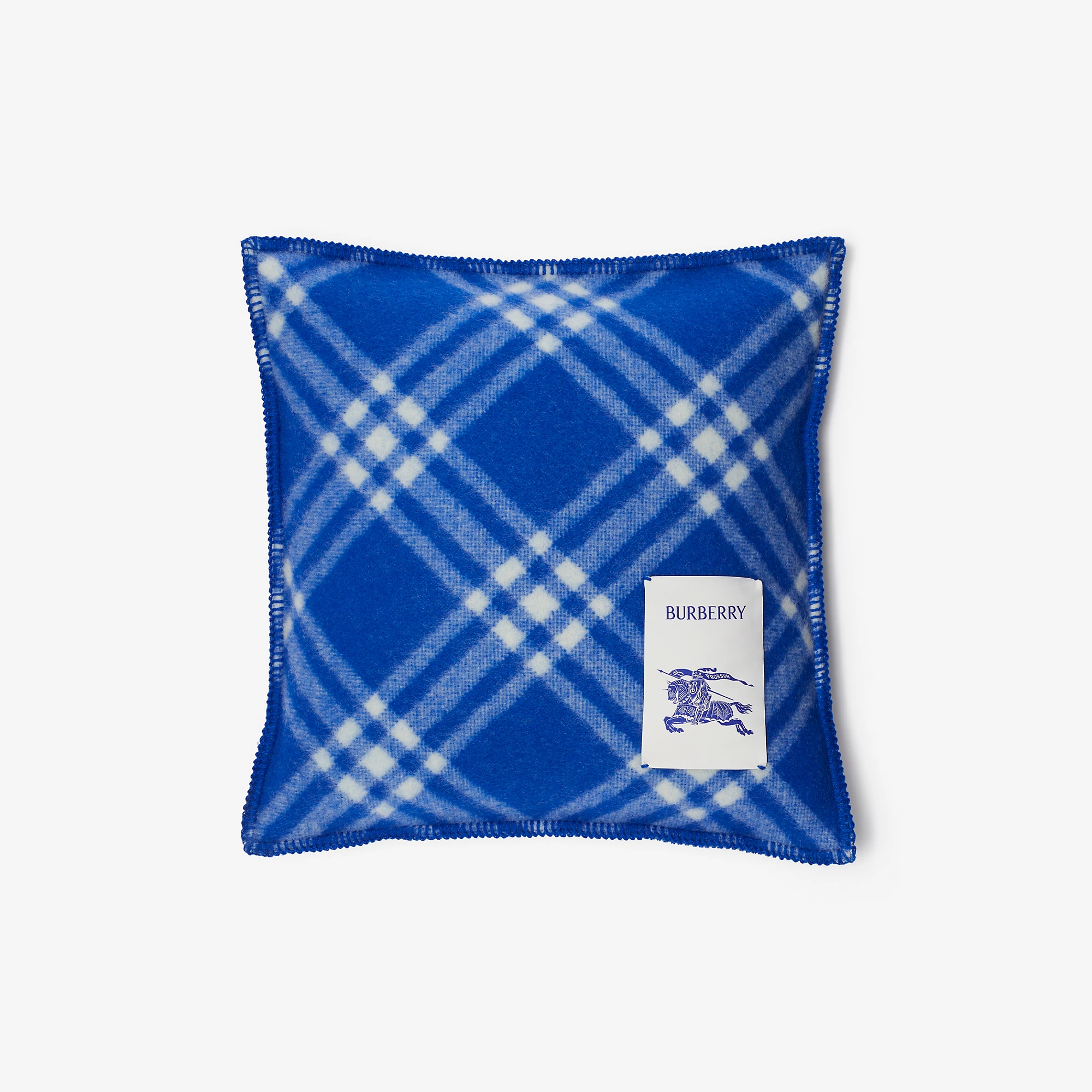 Check Wool Cushion