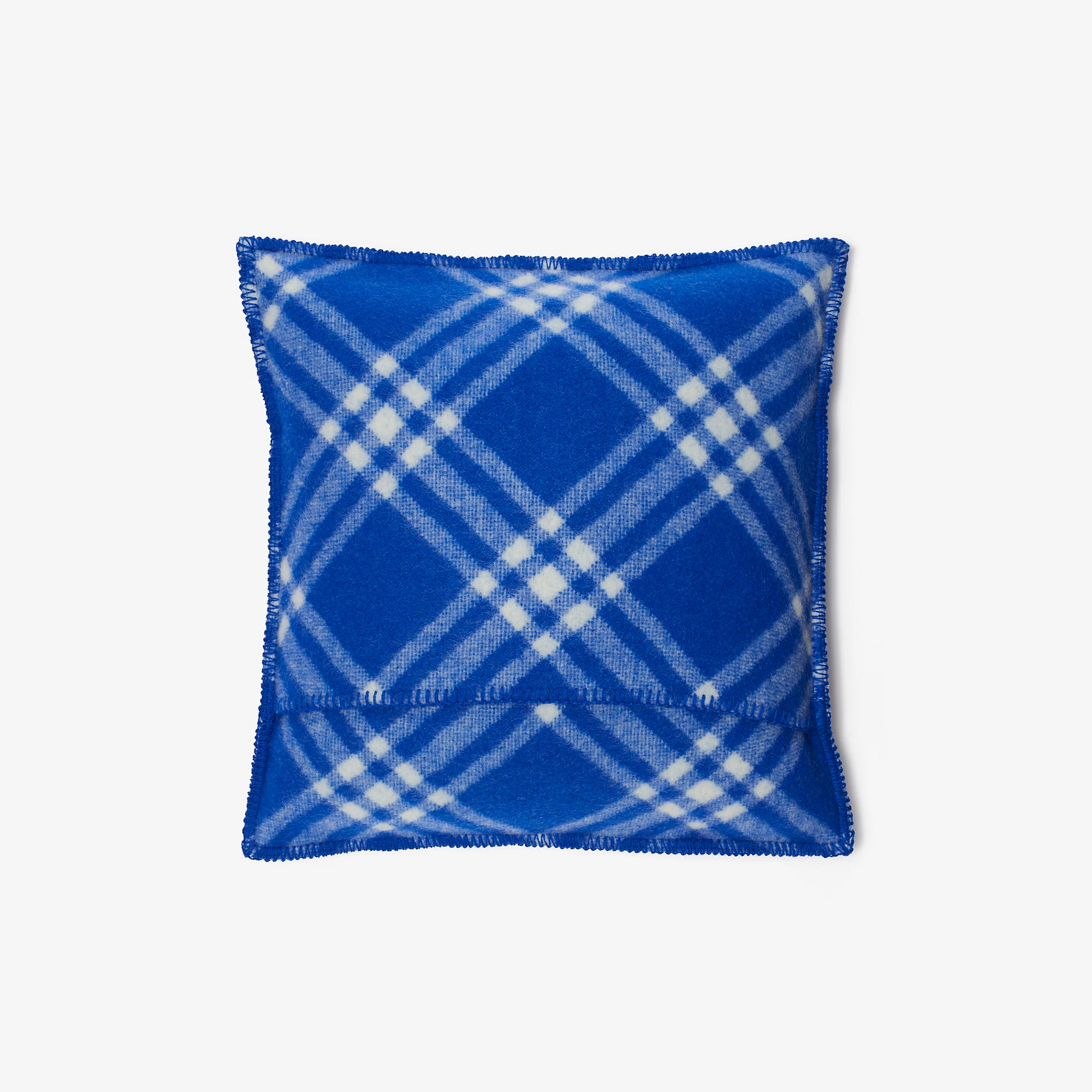 Check Wool Cushion