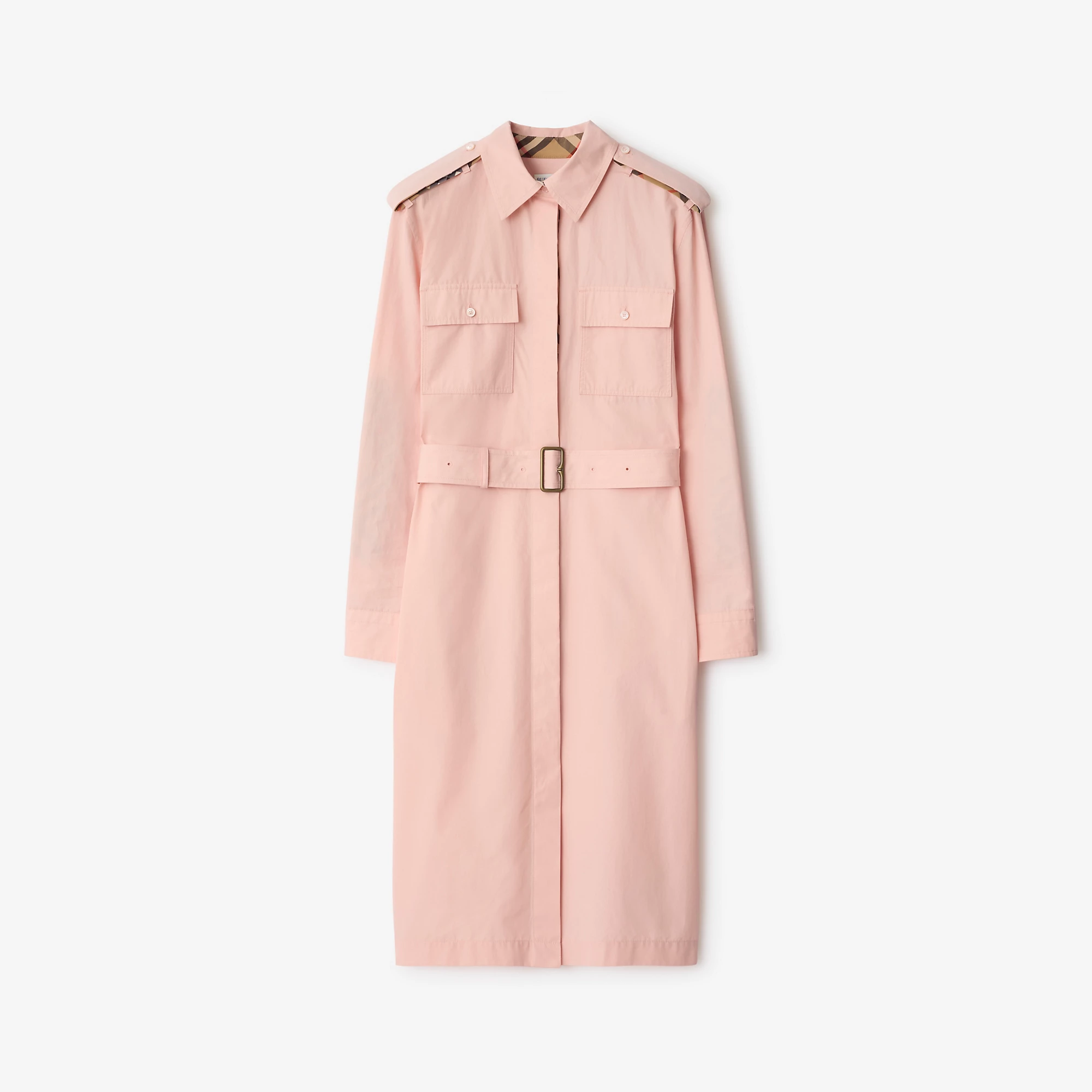 Cotton Poplin Shirt Dress