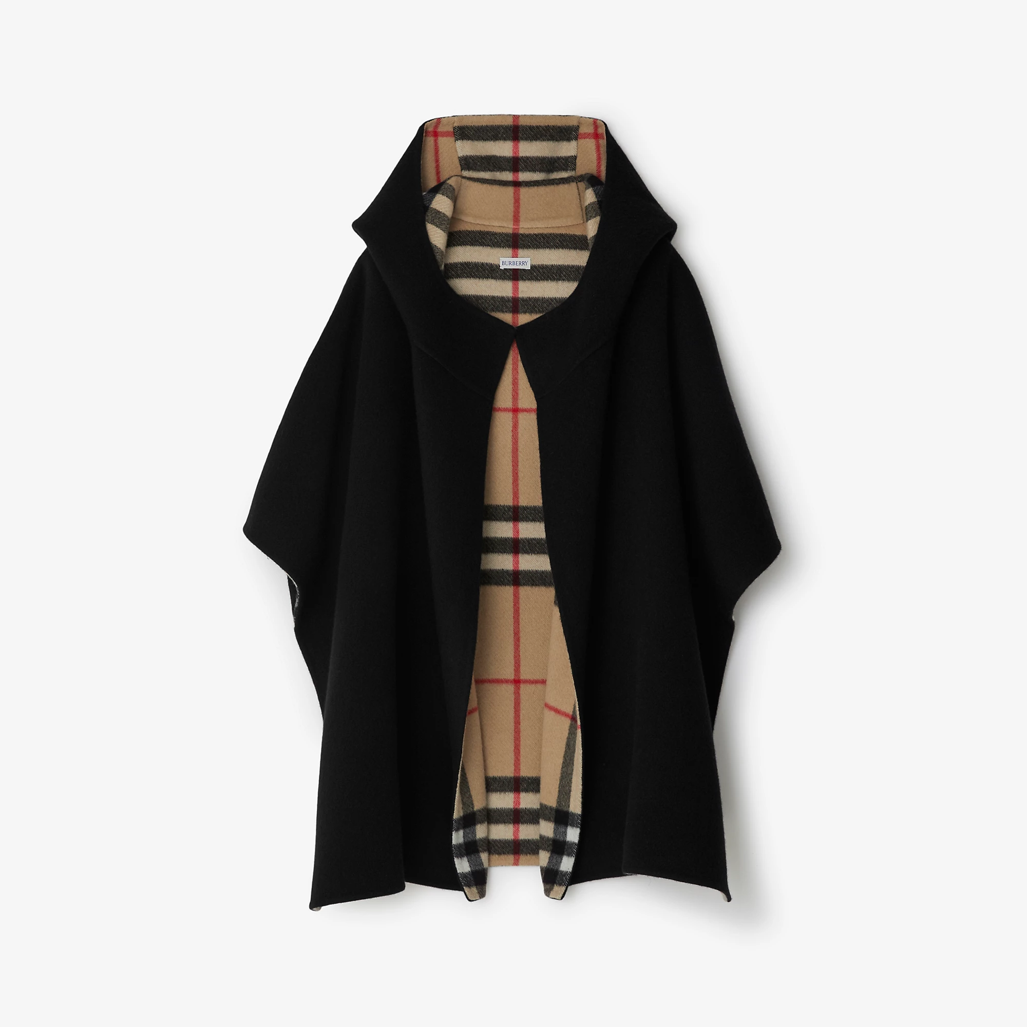 Cashmere Hooded Cape