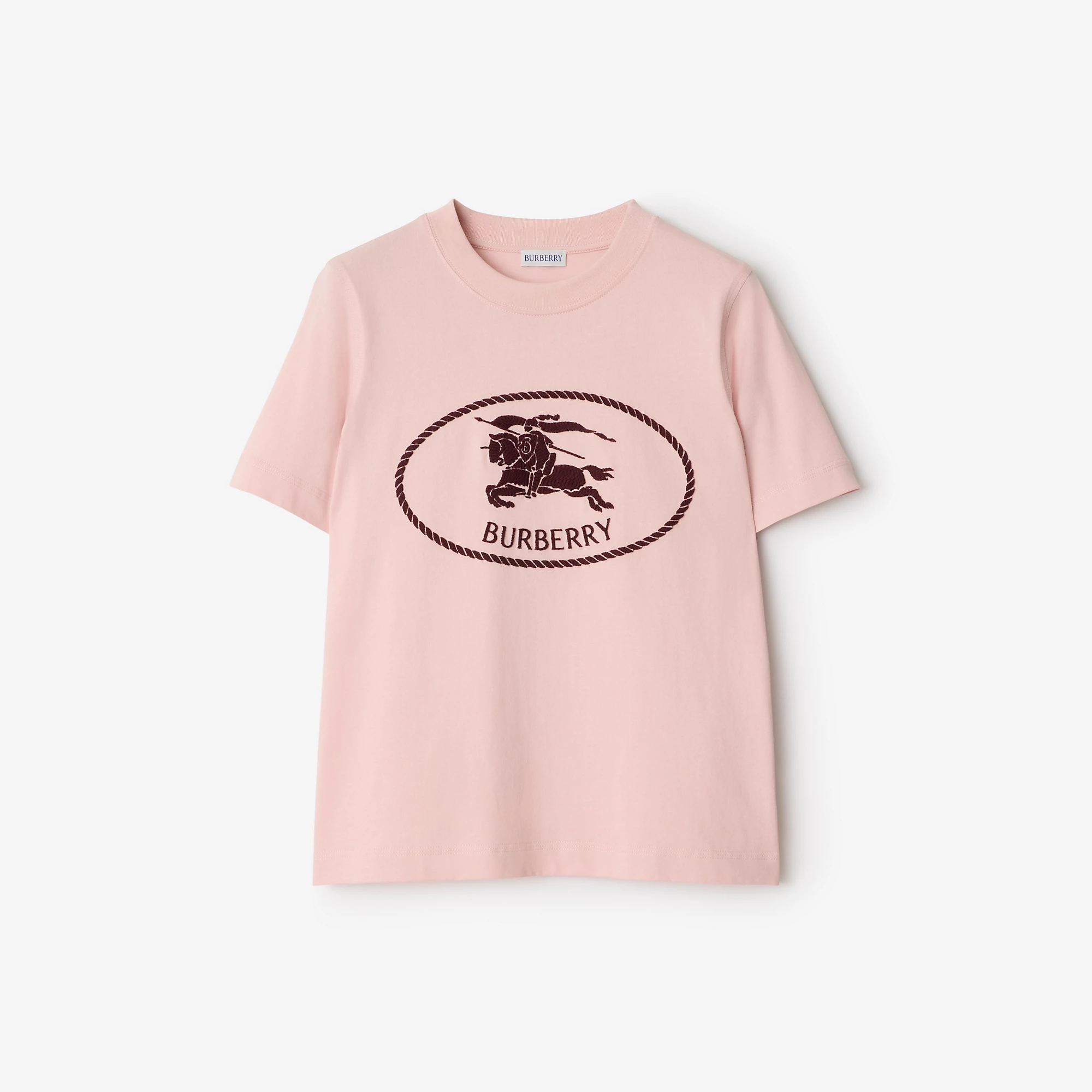 Knight Stamp Cotton T-shirt