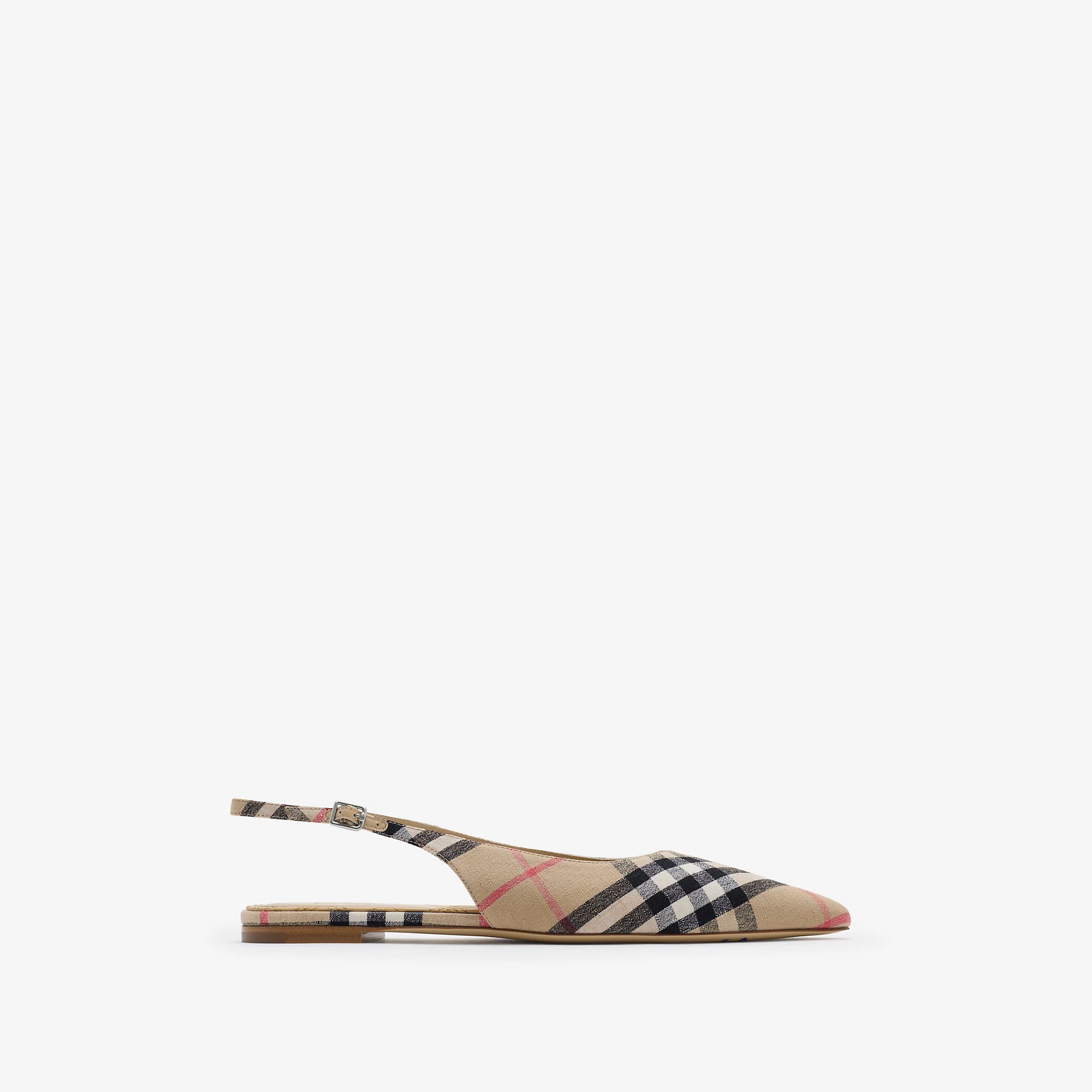 Check Dame Slingback Ballerinasâ