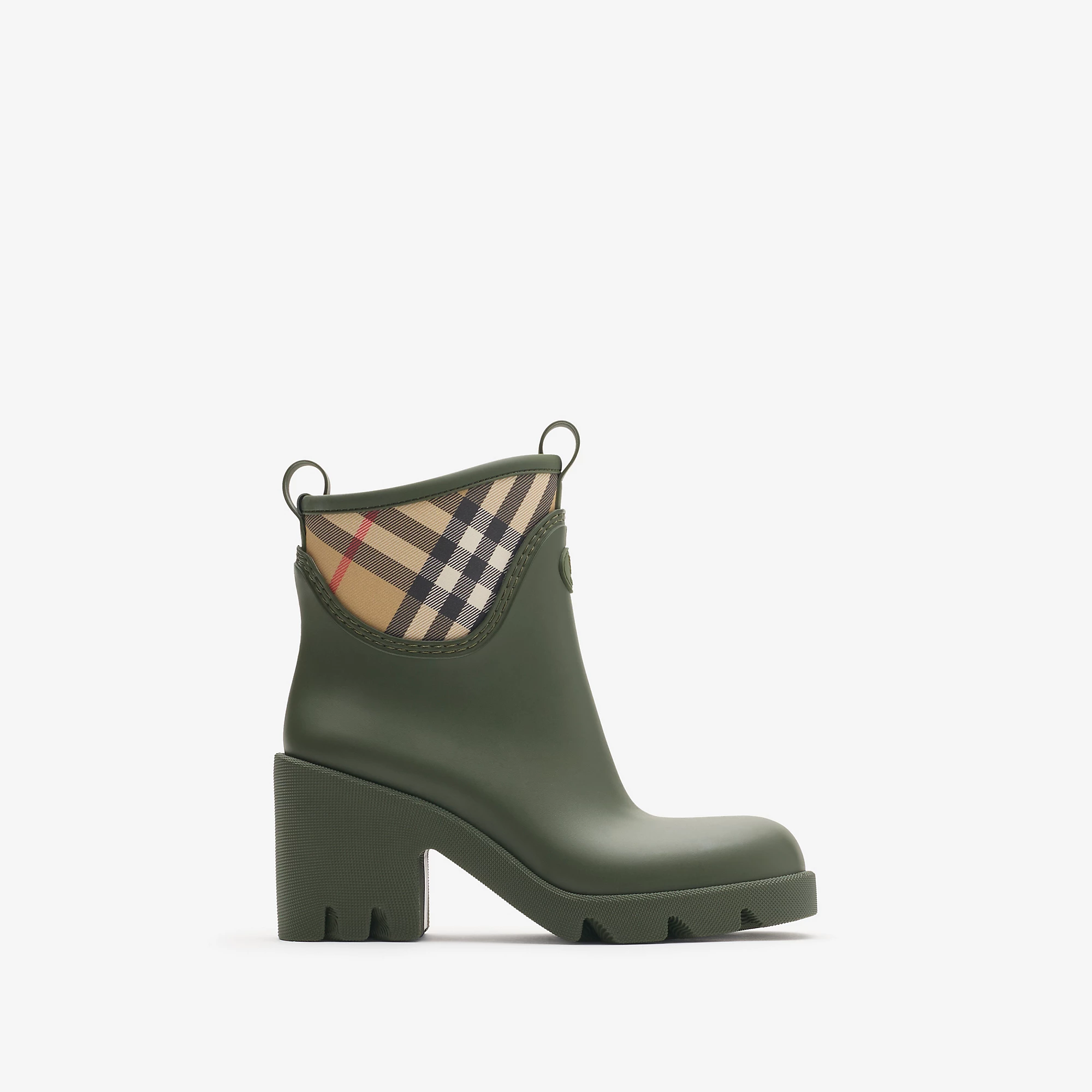 Rubber Marsh Stamp Heeled Low Bootsâ
