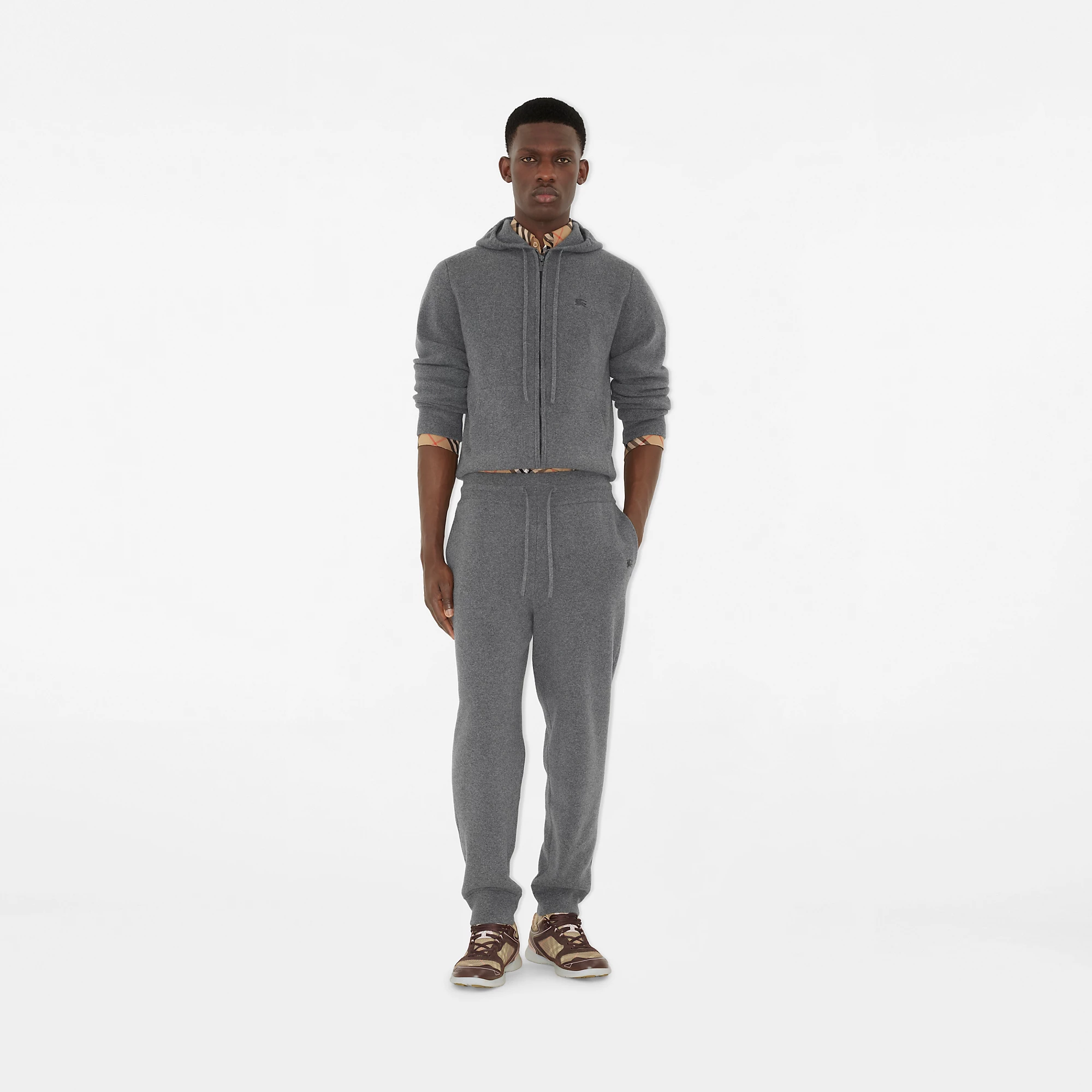 Cashmere Blend Jogging Pants
