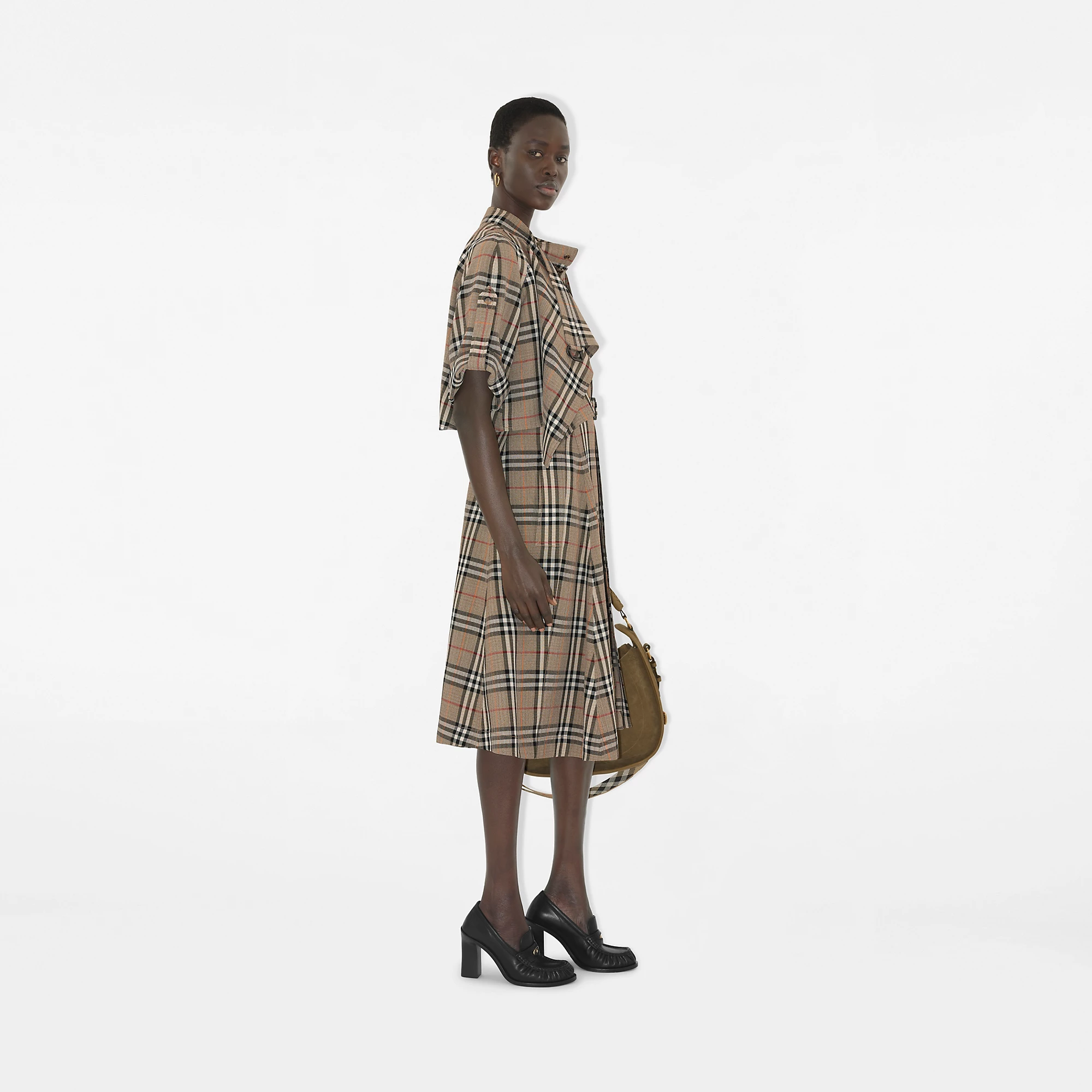 Leather Cadet Heeled Loafers