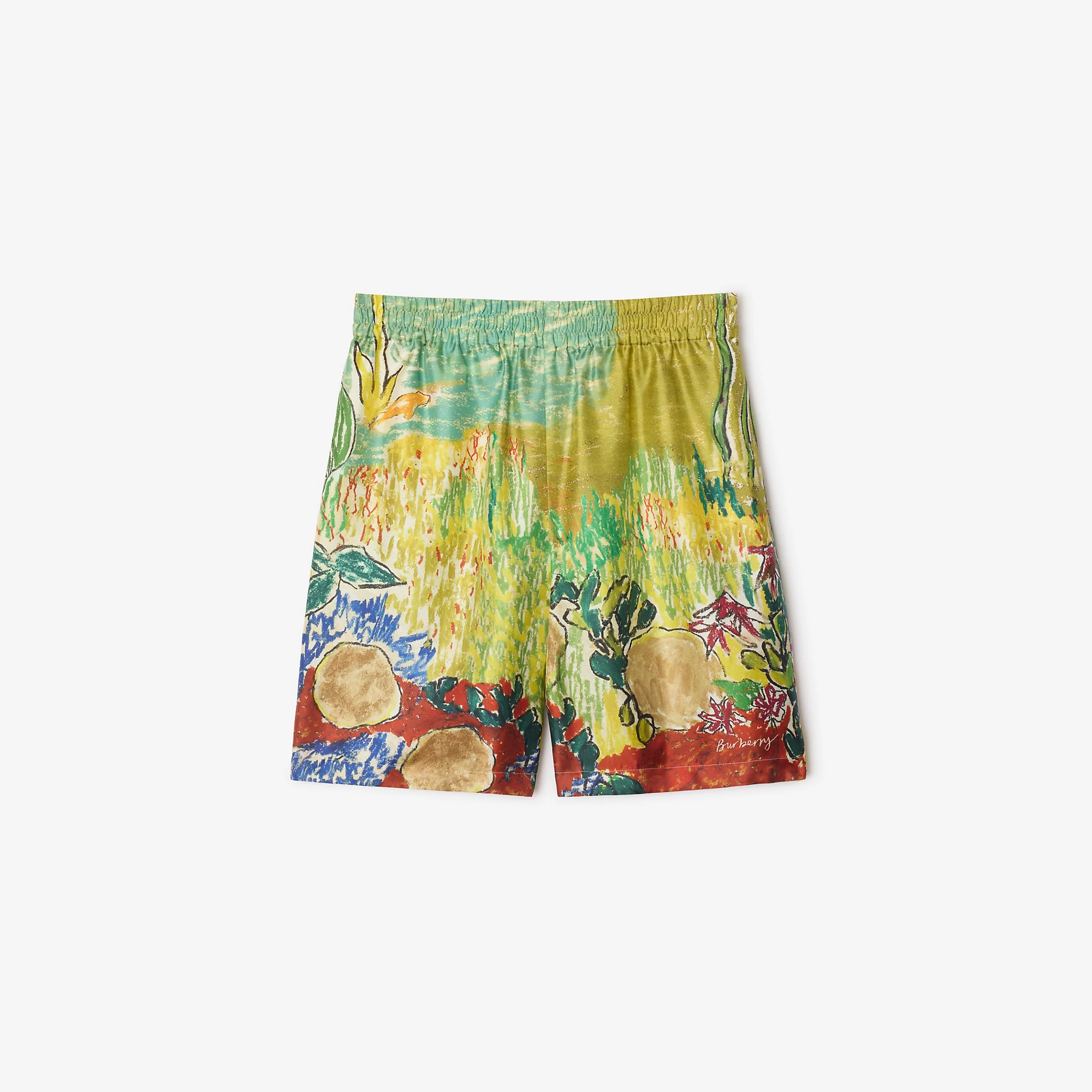 Highgrove Fountain Silk Shorts