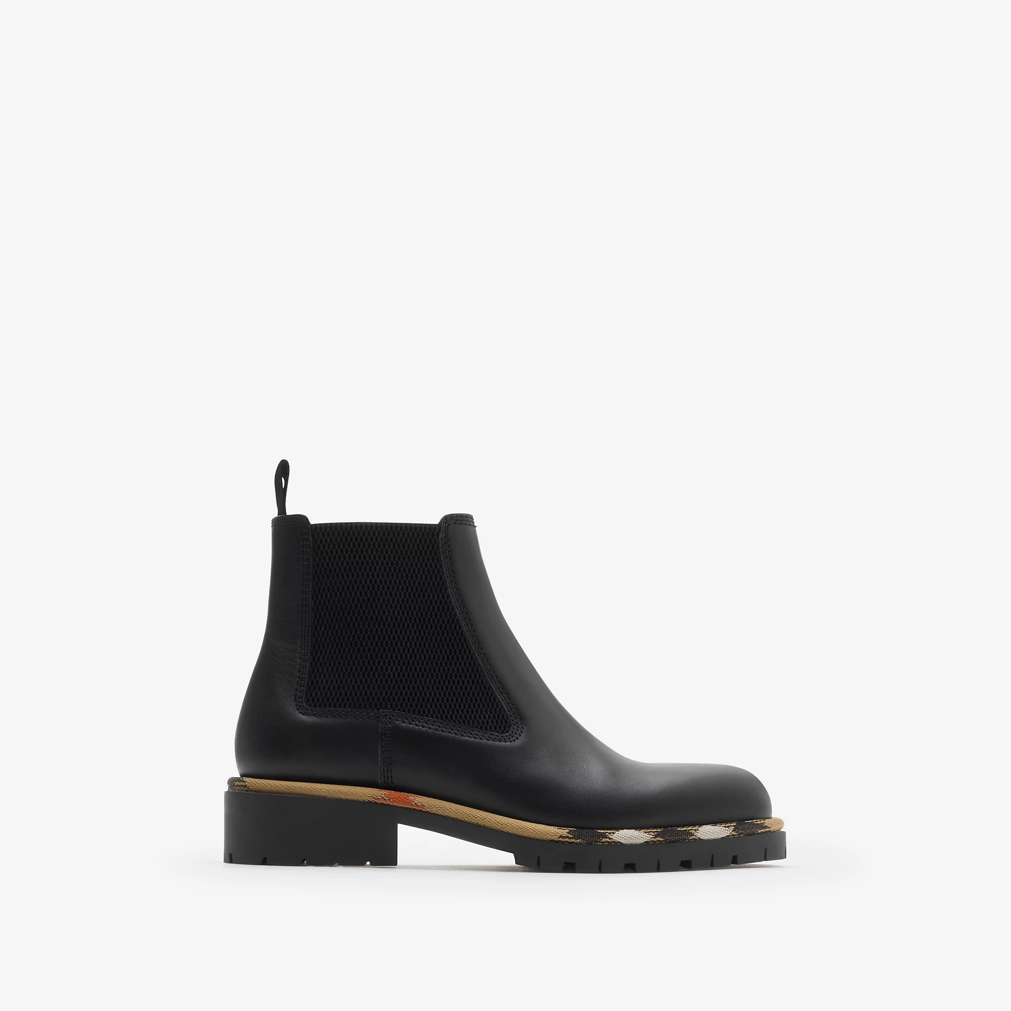 Leather Gravel Chelsea Bootsâ