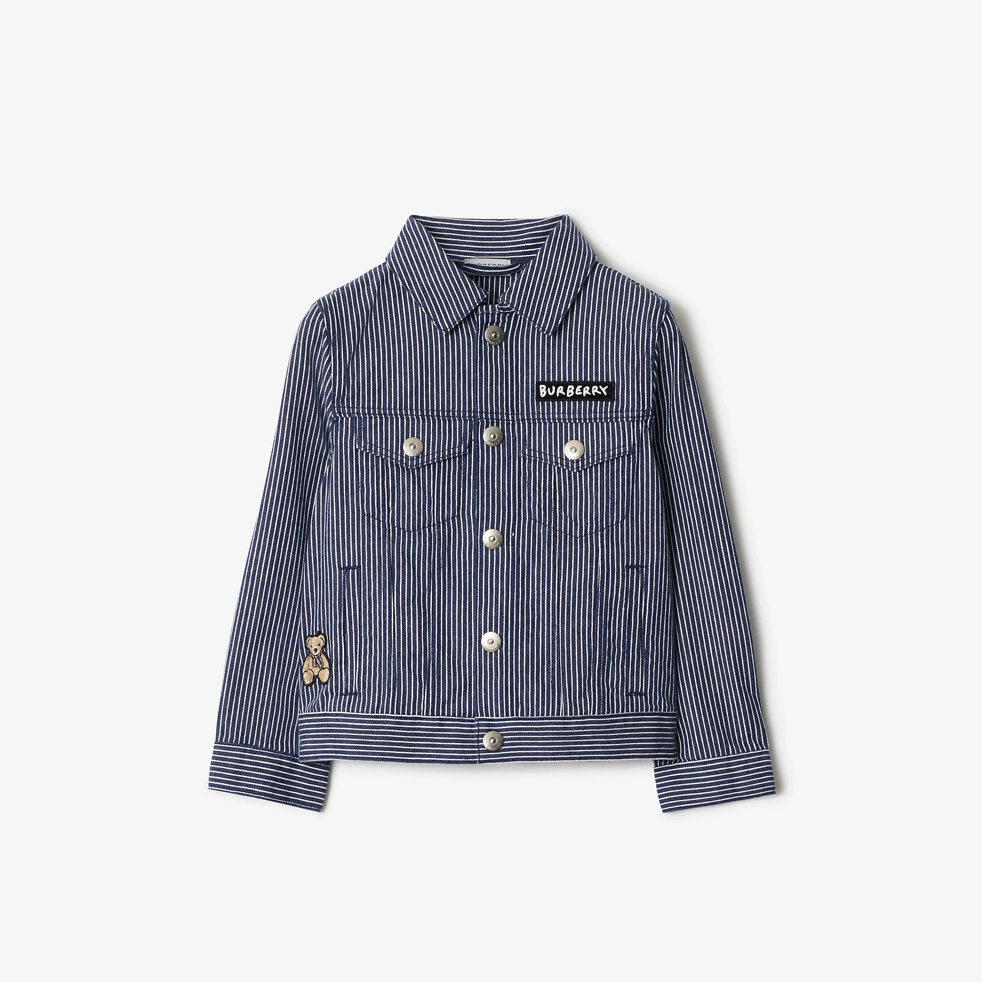 Striped Denim Jacket