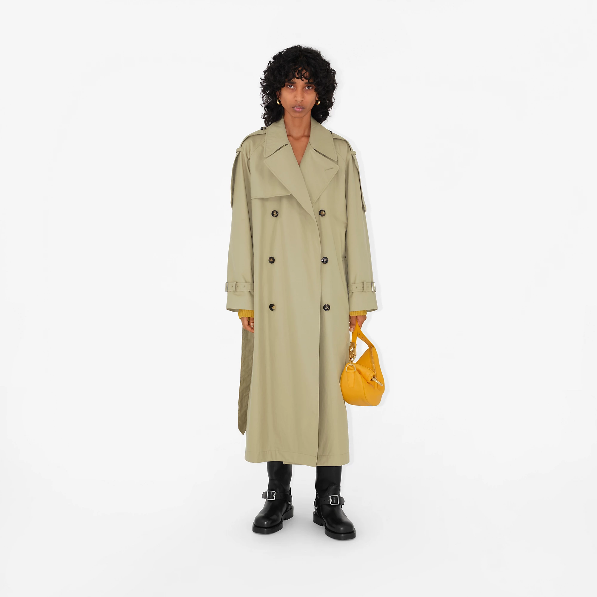 Long Gabardine Castleford Trench Coat