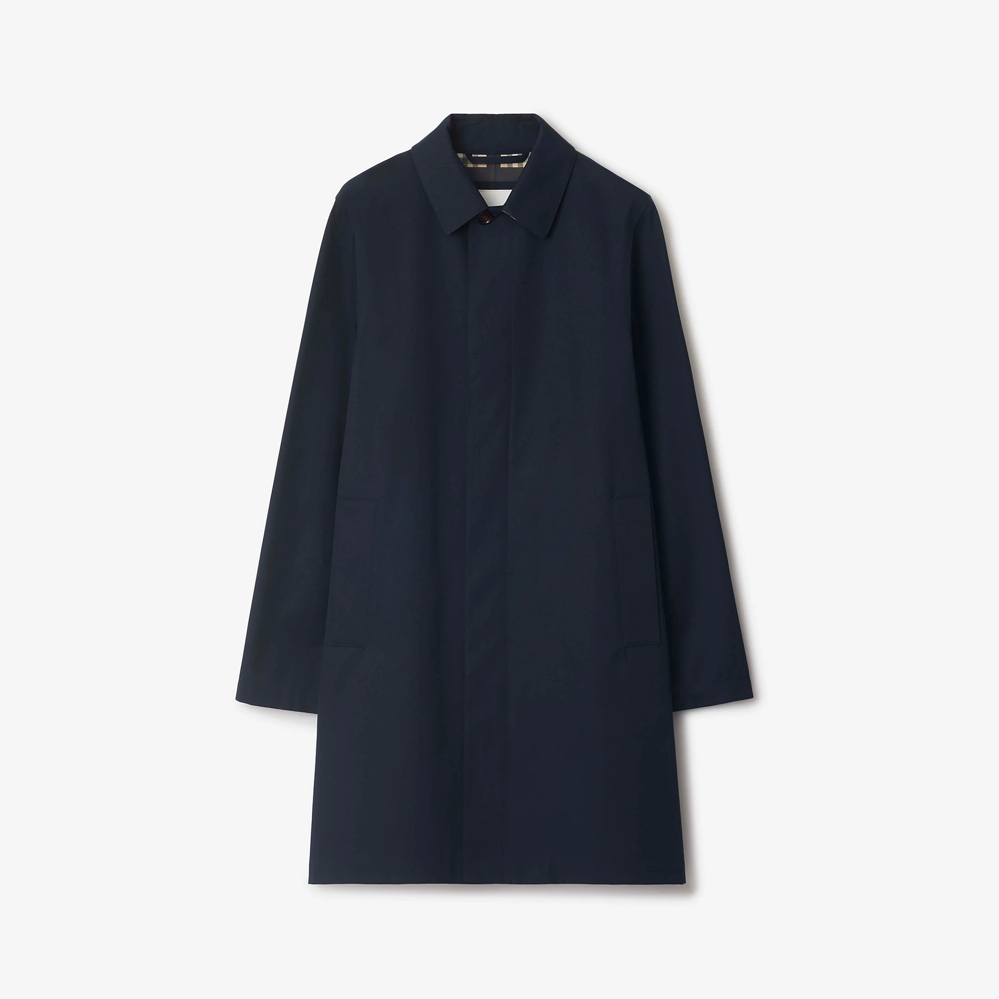 Mid-length Bonded Gabardine Car Coat