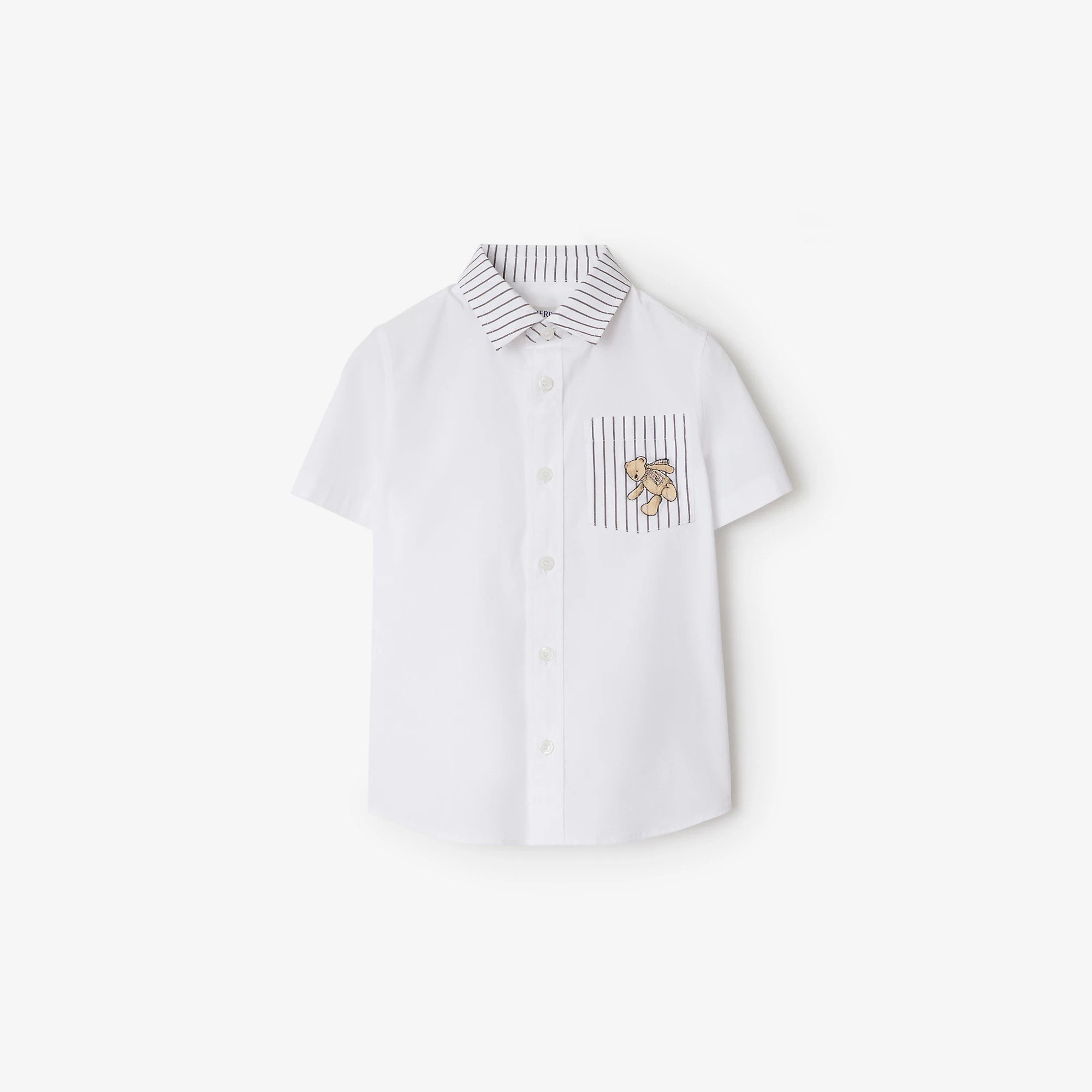 Thomas Bear Striped Cotton Shirt