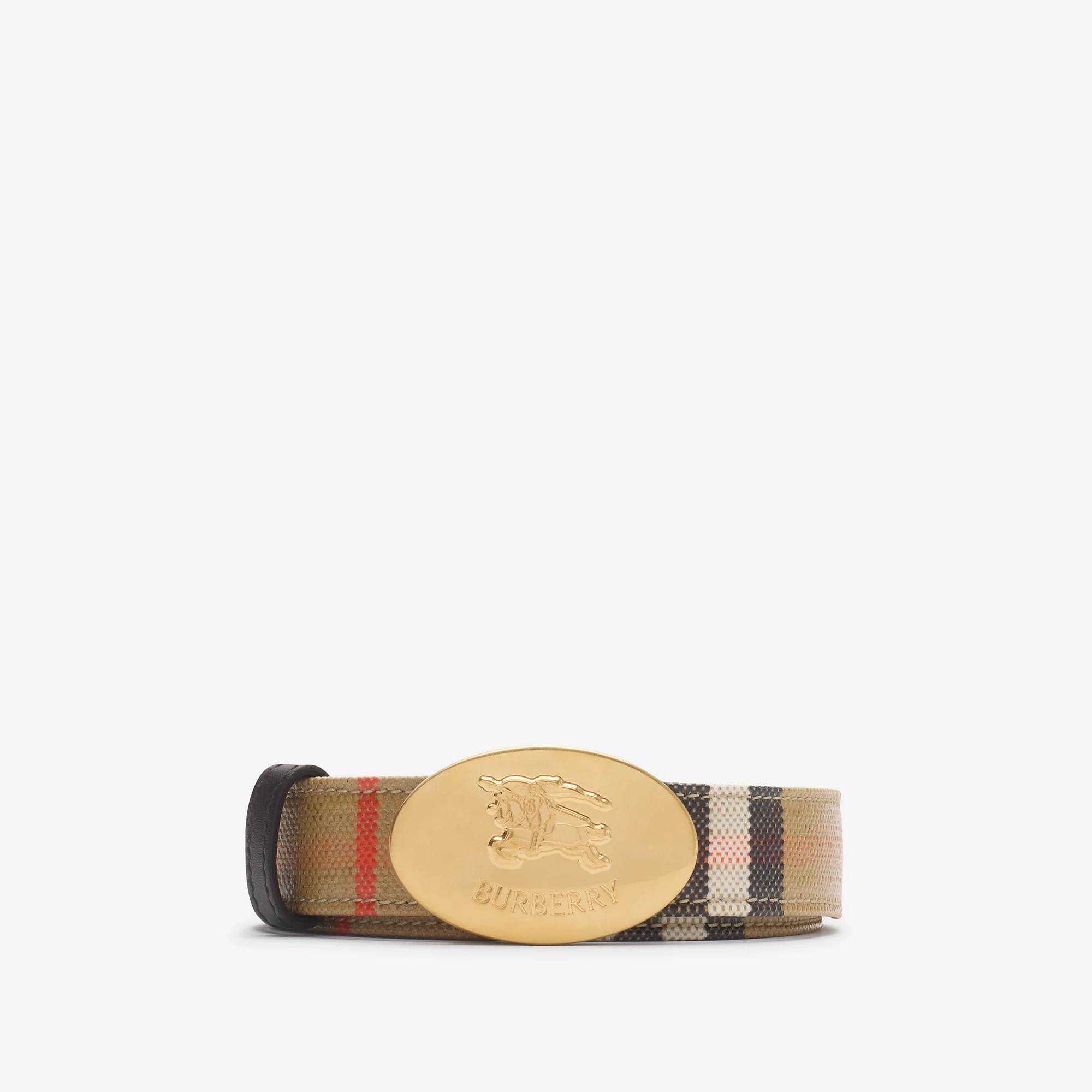Reversible Check Knight Stamp Beltâ